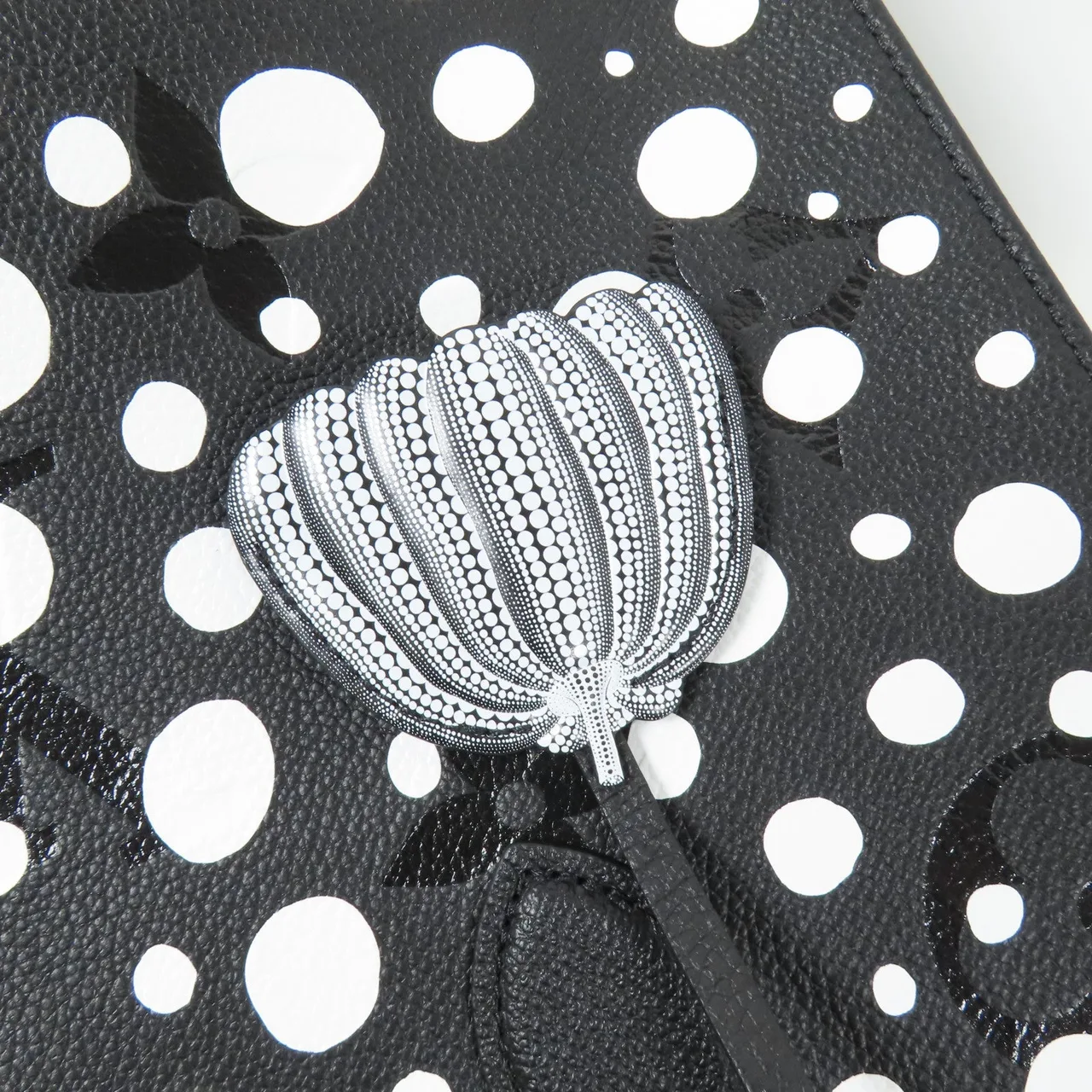 LOUIS VUITTON OnTheGo M46389 兩用包 皮革 黑色 / Black 皮革 中古品A - 縮圖 8