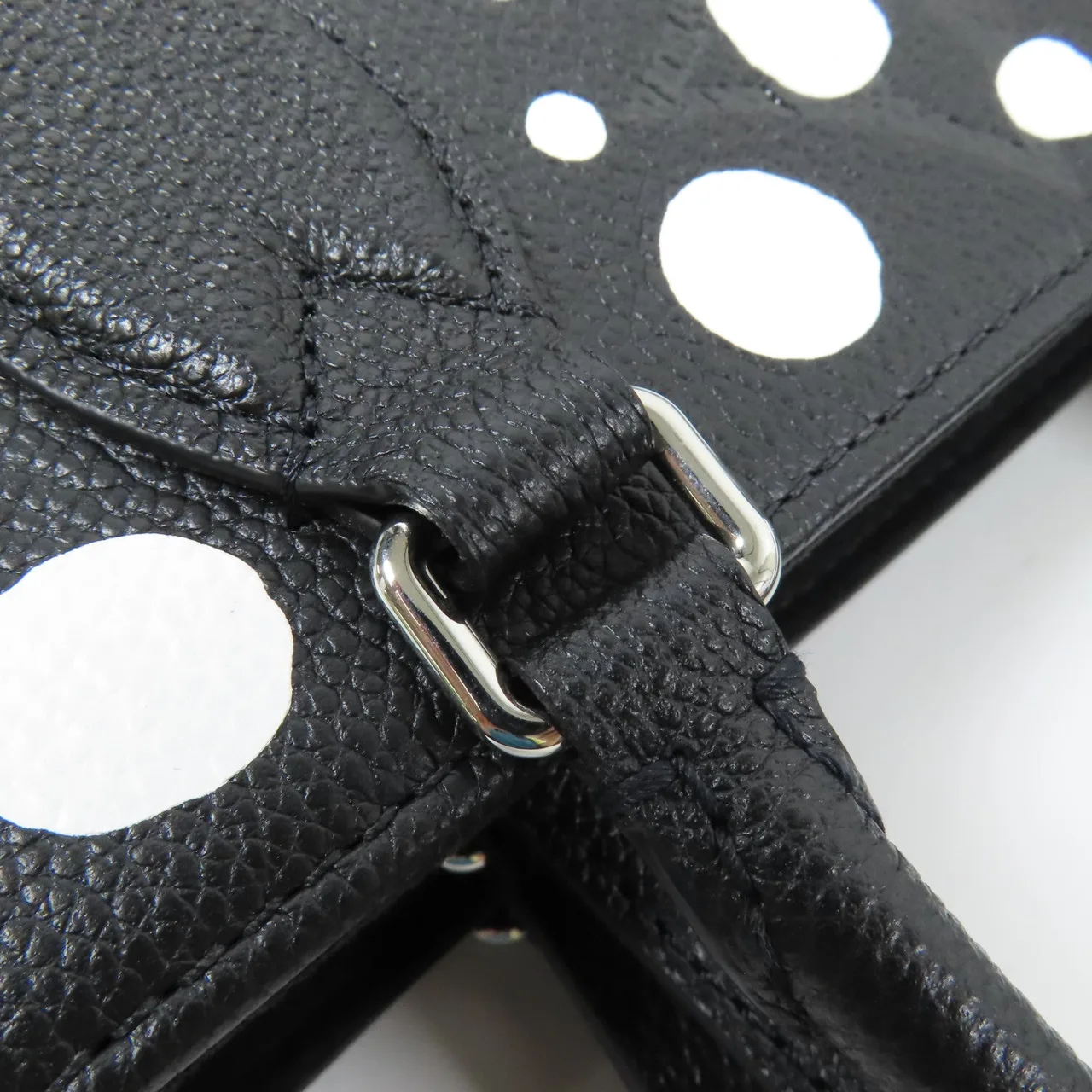 LOUIS VUITTON OnTheGo M46389 兩用包 皮革 黑色 / Black 皮革 中古品A - 縮圖 9