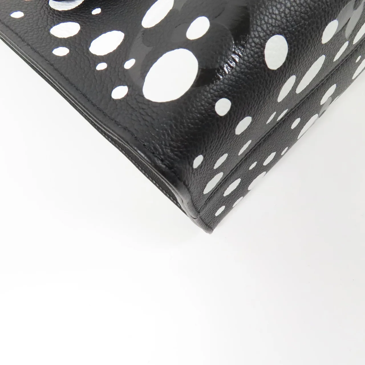 LOUIS VUITTON OnTheGo M46389 兩用包 皮革 黑色 / Black 皮革 中古品A - 縮圖 14