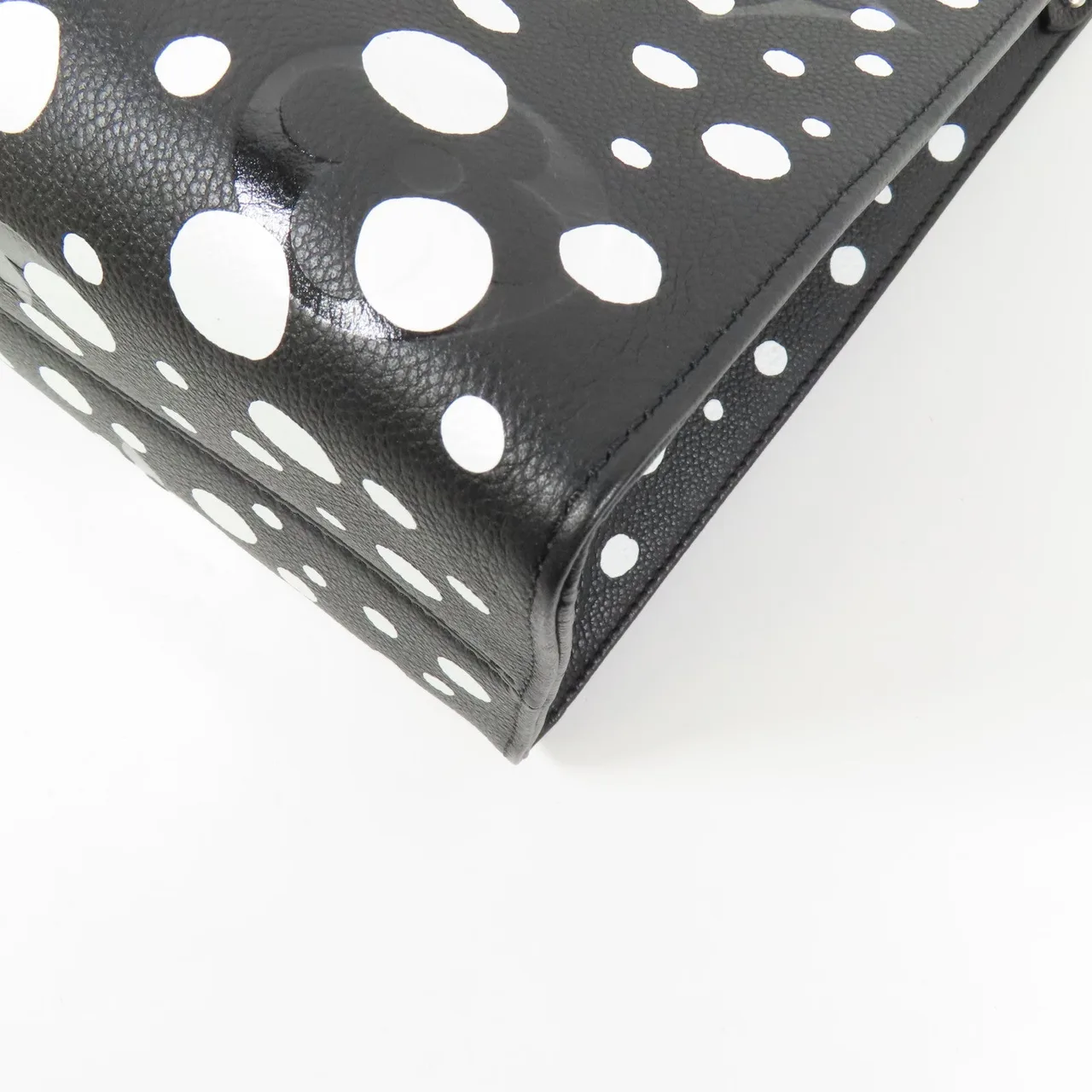 LOUIS VUITTON OnTheGo M46389 兩用包 皮革 黑色 / Black 皮革 中古品A - 縮圖 15