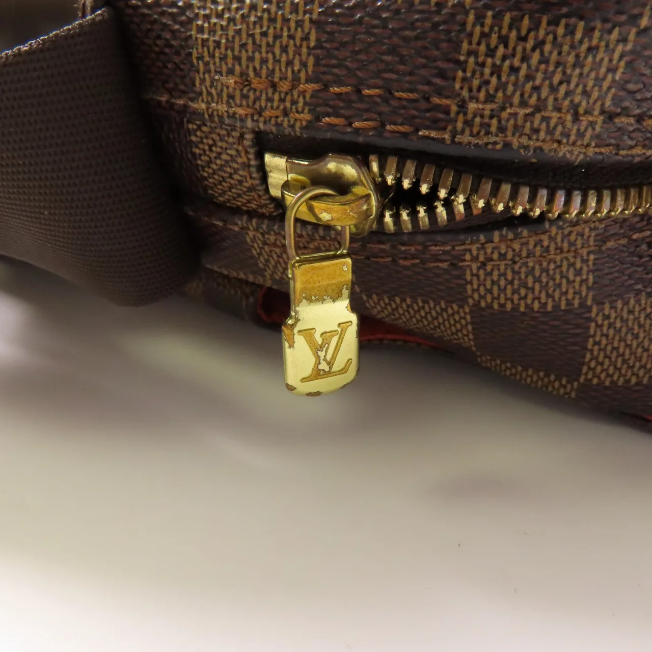 LOUIS VUITTON Naviglio N45255 肩背包 塗層帆布 棕色 / Brown 塗層帆布 中古品B - 縮圖 9