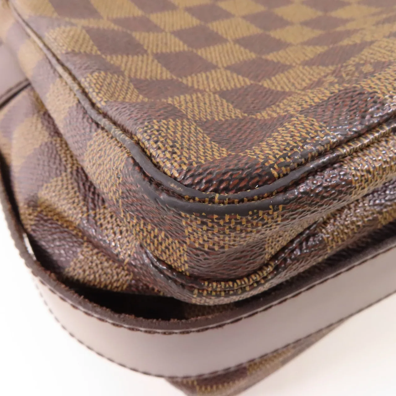 LOUIS VUITTON Naviglio N45255 肩背包 塗層帆布 棕色 / Brown 塗層帆布 中古品B - 縮圖 11