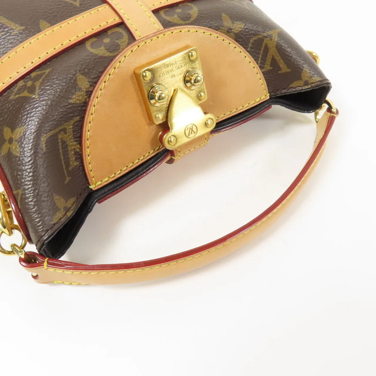 LOUIS VUITTON Duffle M43587 兩用包 塗層帆布 棕色 / Brown 塗層帆布 中古品B - 縮圖 6