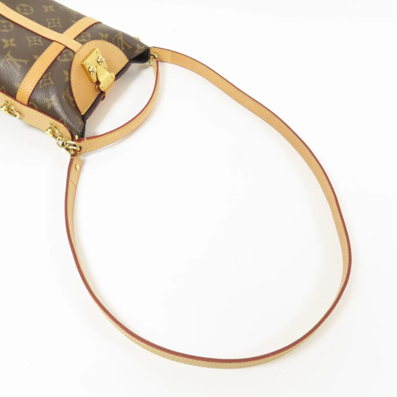 LOUIS VUITTON Duffle M43587 兩用包 塗層帆布 棕色 / Brown 塗層帆布 中古品B - 縮圖 7