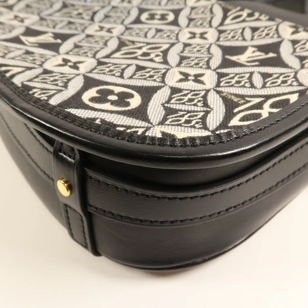 LOUIS VUITTON Saumur M57488 肩背包 皮革 黑色 皮革 中古品A - 縮圖 8