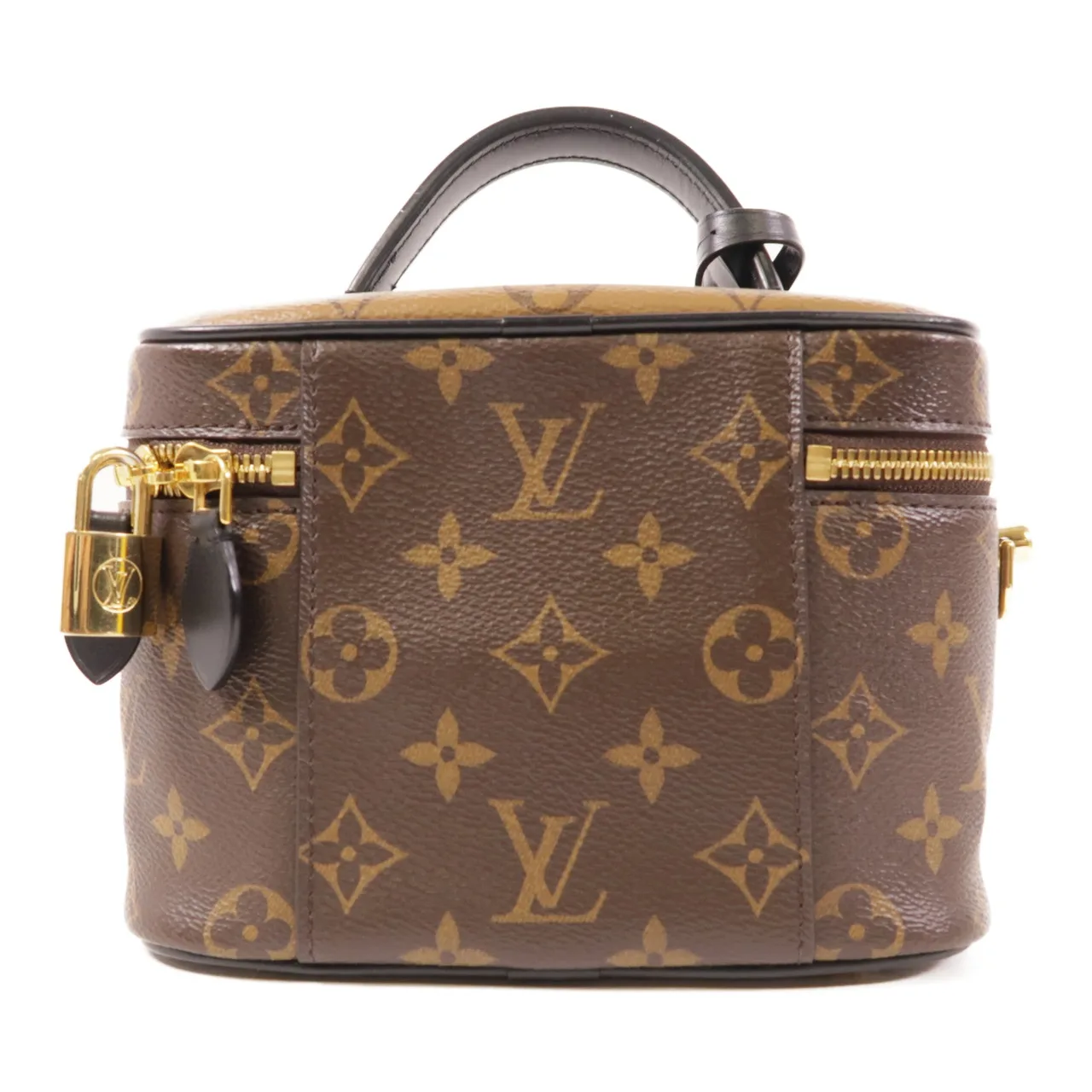 LOUIS VUITTON Vanity M45165 兩用包 塗層帆布 棕色 / Brown 塗層帆布 中古品B - 縮圖 2