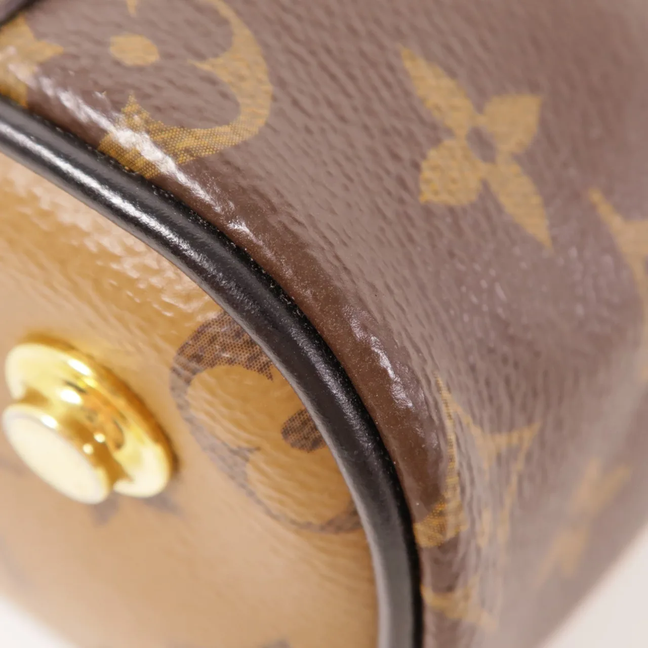 LOUIS VUITTON Vanity M45165 兩用包 塗層帆布 棕色 / Brown 塗層帆布 中古品B - 縮圖 8