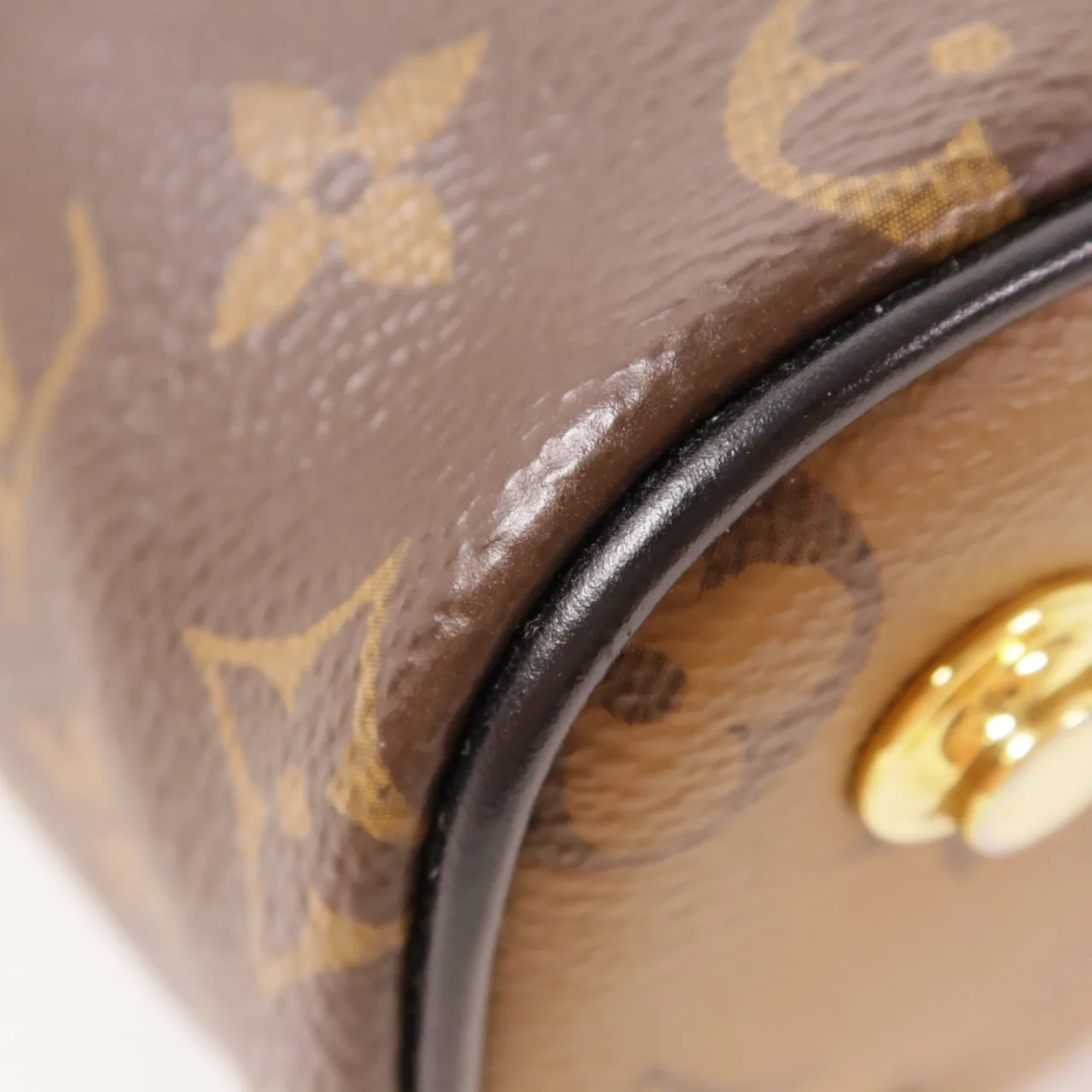 LOUIS VUITTON Vanity M45165 兩用包 塗層帆布 棕色 / Brown 塗層帆布 中古品B - 縮圖 9