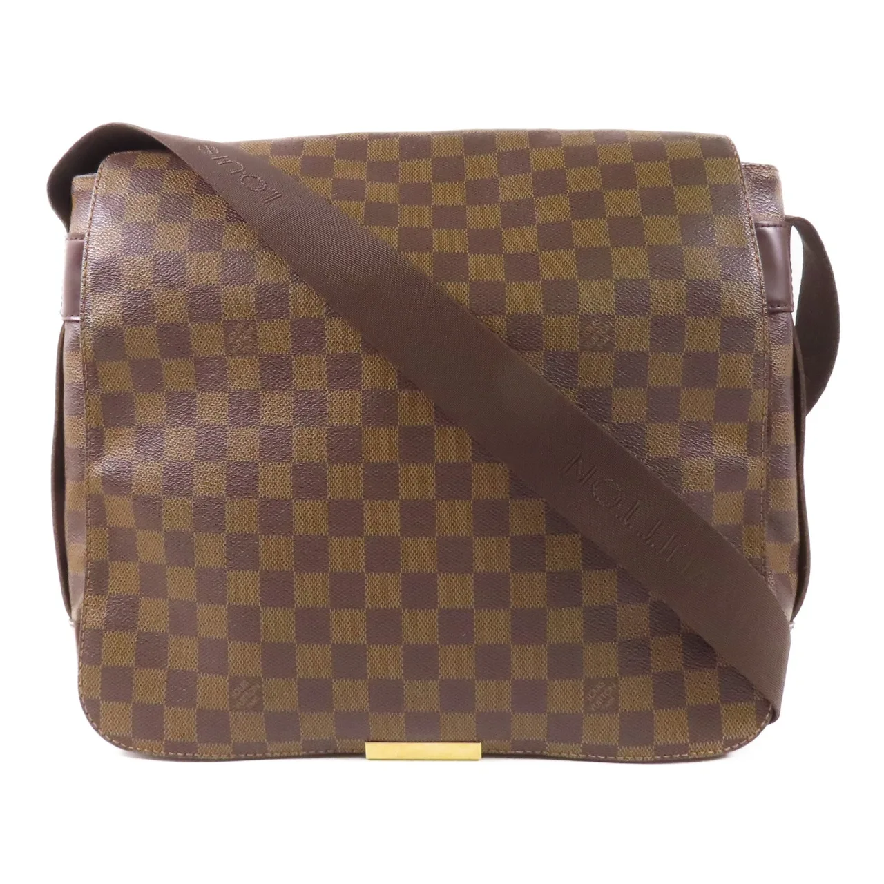 LOUIS VUITTON Bastille M45258 肩背包 塗層帆布 棕色 / Brown