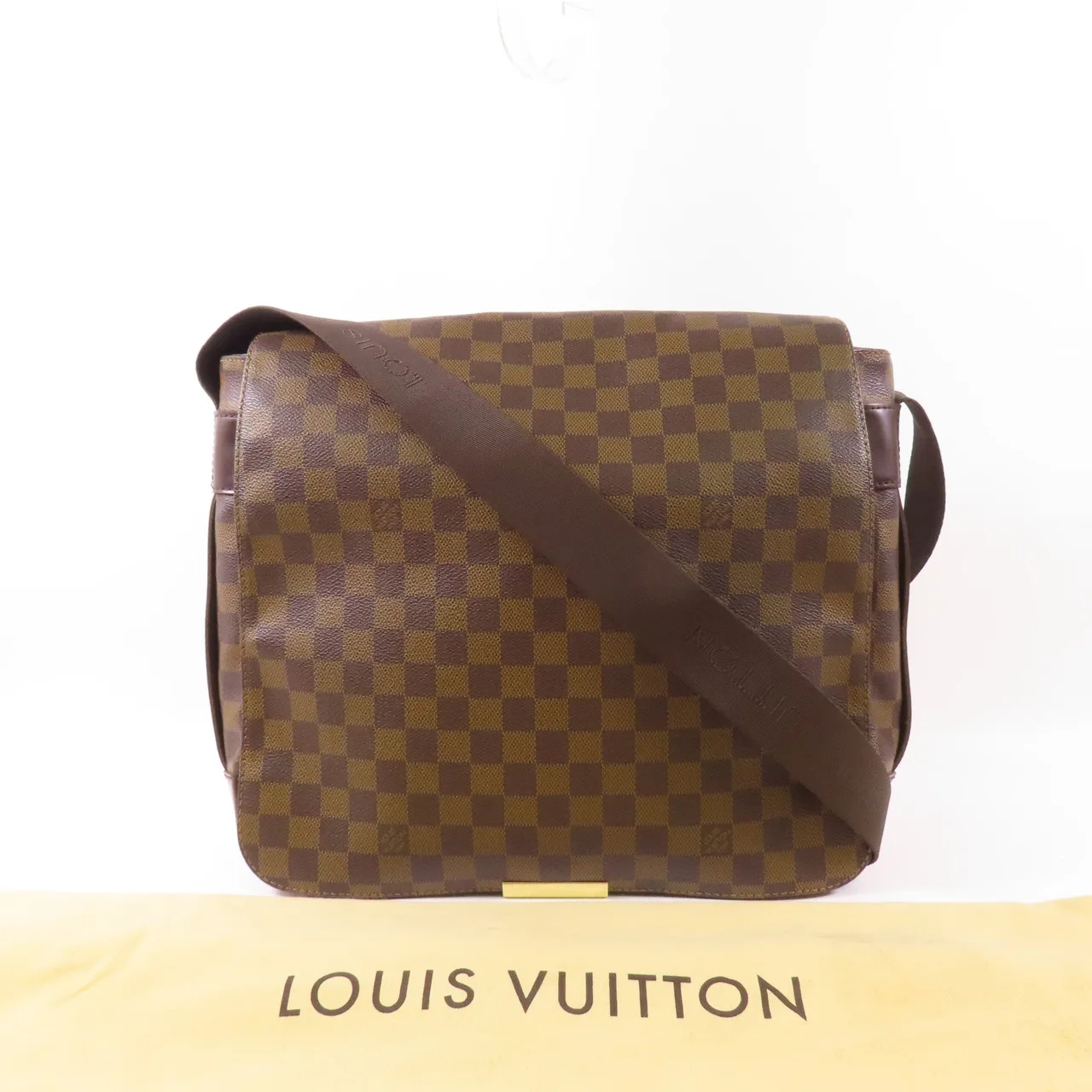 LOUIS VUITTON Bastille M45258 肩背包 塗層帆布 棕色 / Brown 塗層帆布 中古品B - 縮圖 21