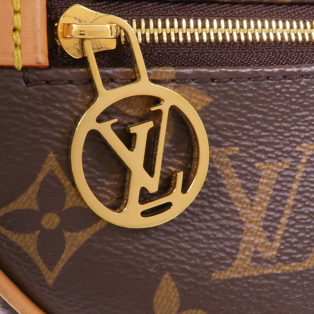LOUIS VUITTON Loop M81098 兩用包 塗層帆布 棕色 / Brown 塗層帆布 中古品A - 縮圖 11