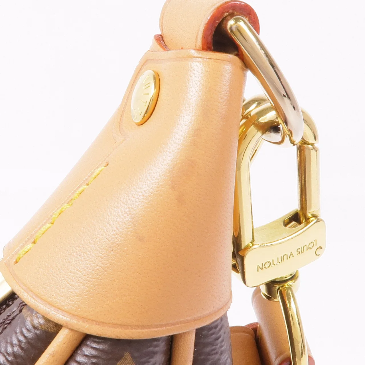 LOUIS VUITTON Loop M81098 兩用包 塗層帆布 棕色 / Brown 塗層帆布 中古品A - 縮圖 12