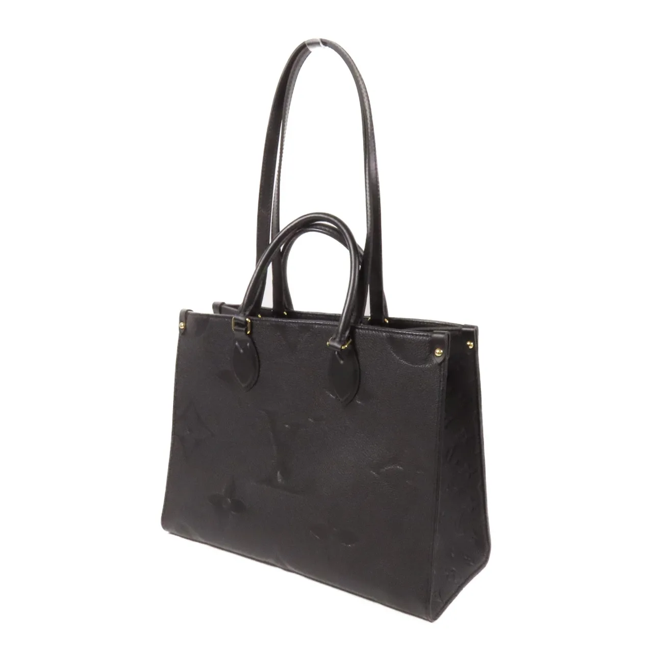 LOUIS VUITTON OnTheGo M45595 兩用包 牛皮 黑色 / Black 牛皮 中古品A - 縮圖 3