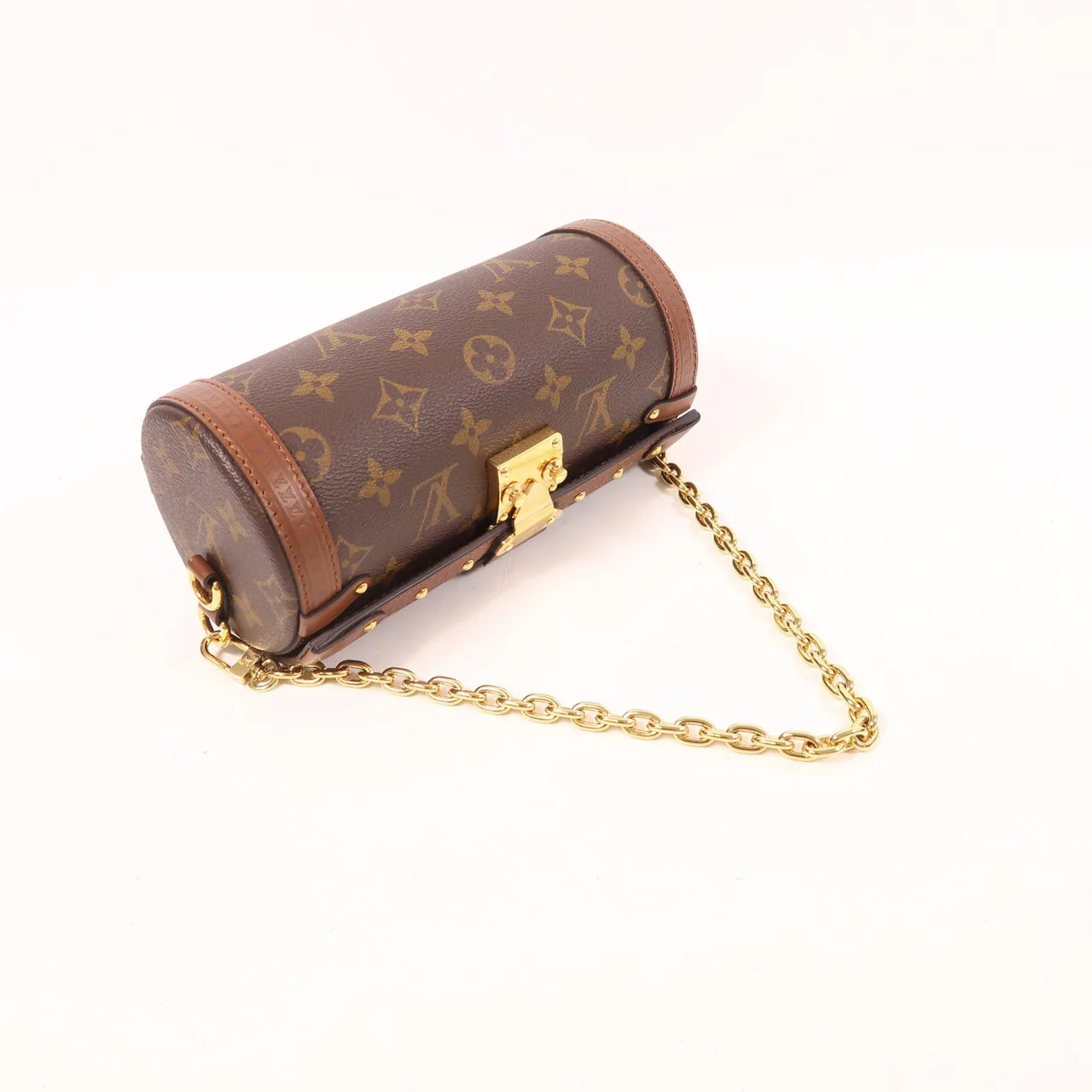 LOUIS VUITTON Papillon M57835 兩用包 塗層帆布 棕色 / Brown 塗層帆布 新品同様 - 縮圖 7