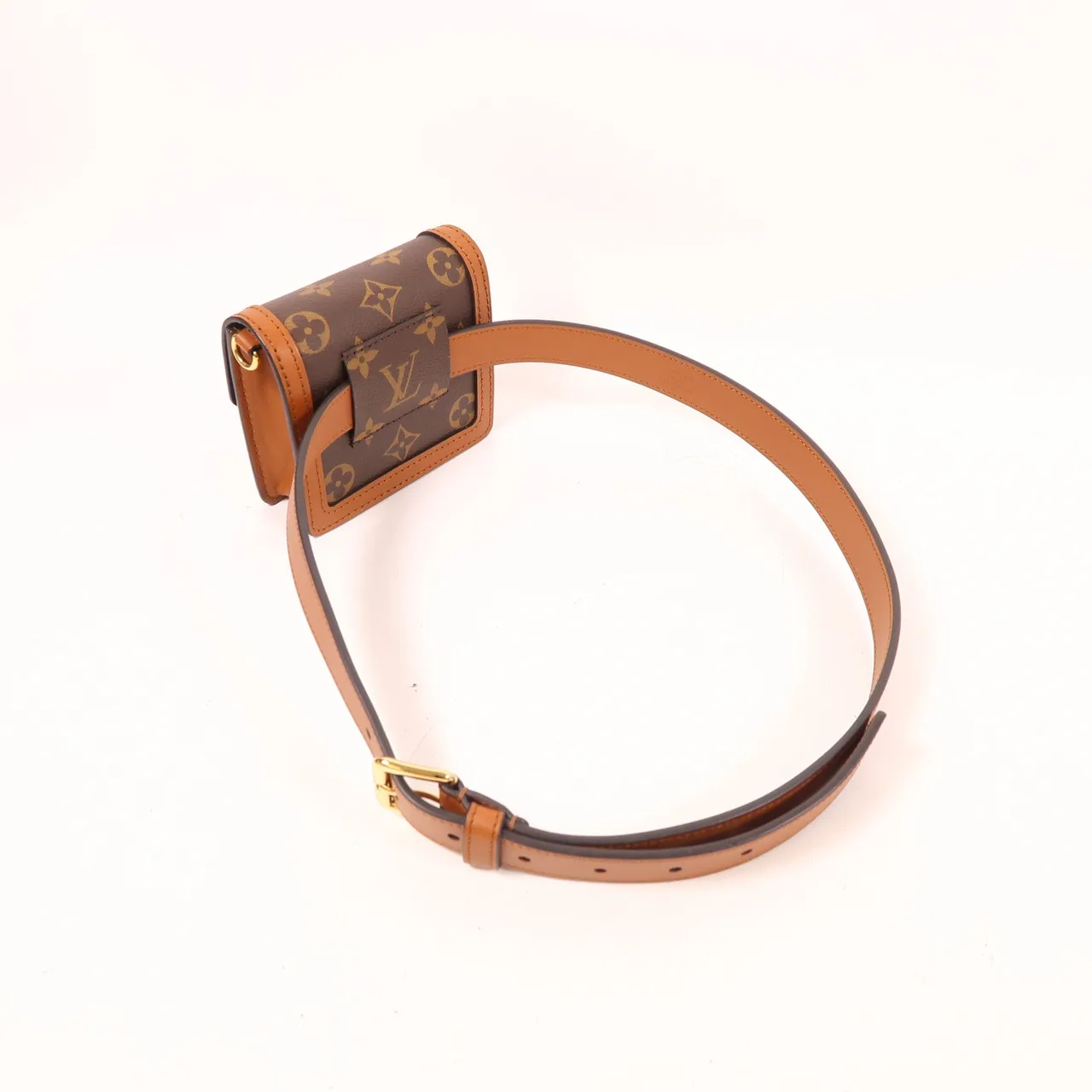 LOUIS VUITTON Dauphine M68621 腰包 塗層帆布 棕色 塗層帆布 中古品A - 縮圖 9