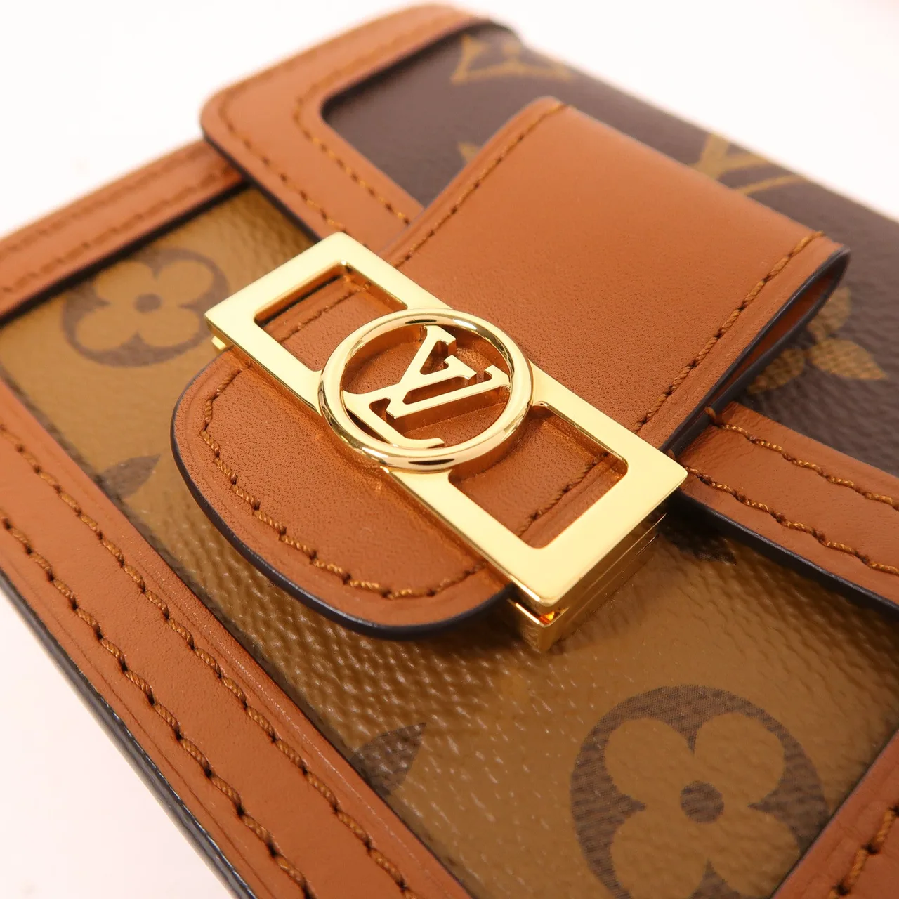 LOUIS VUITTON Dauphine M68621 腰包 塗層帆布 棕色 塗層帆布 中古品A - 縮圖 10
