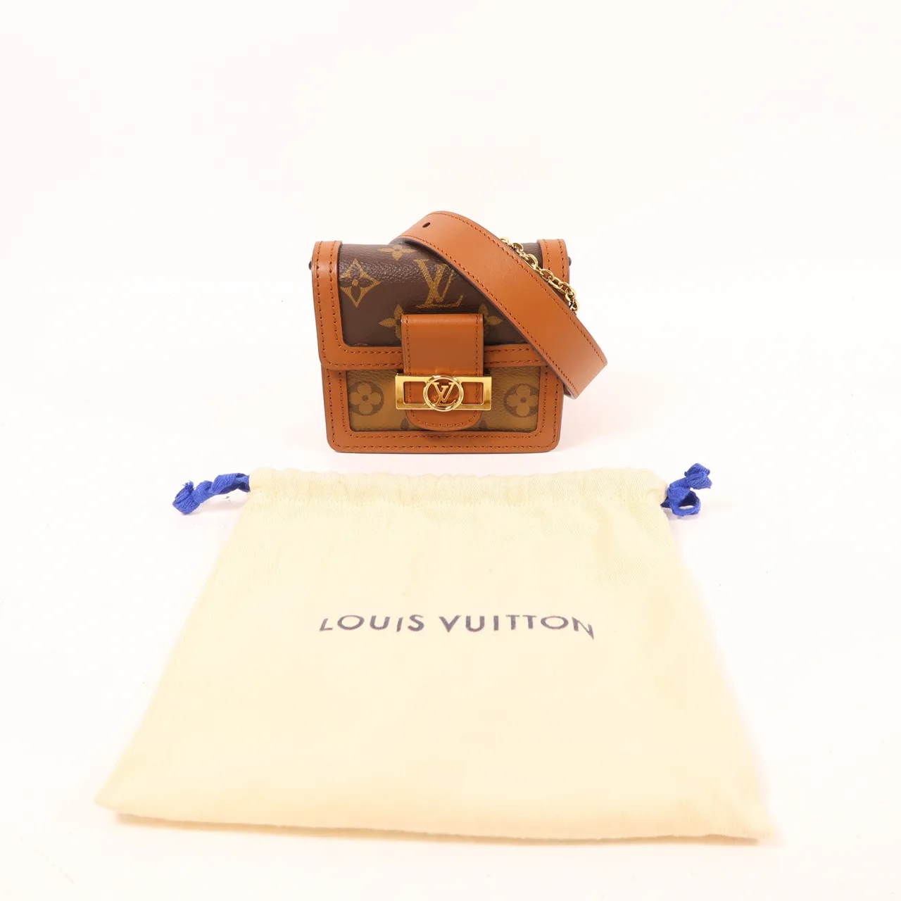 LOUIS VUITTON Dauphine M68621 腰包 塗層帆布 棕色 塗層帆布 中古品A - 縮圖 11