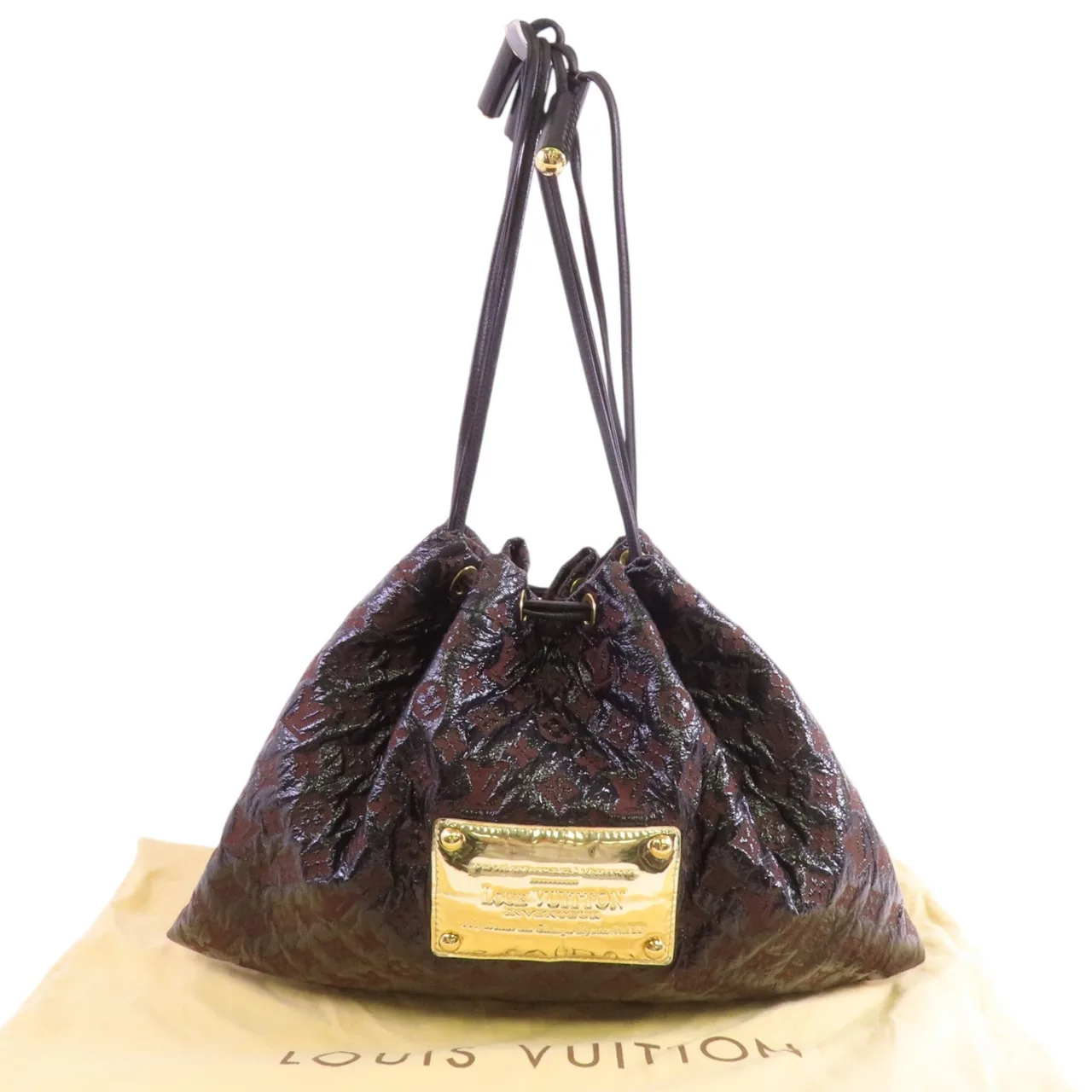 LOUIS VUITTON M95259 肩背包 塗層帆布 棕色 / 黑色 / Black/Brown 塗層帆布 中古品B - 縮圖 10