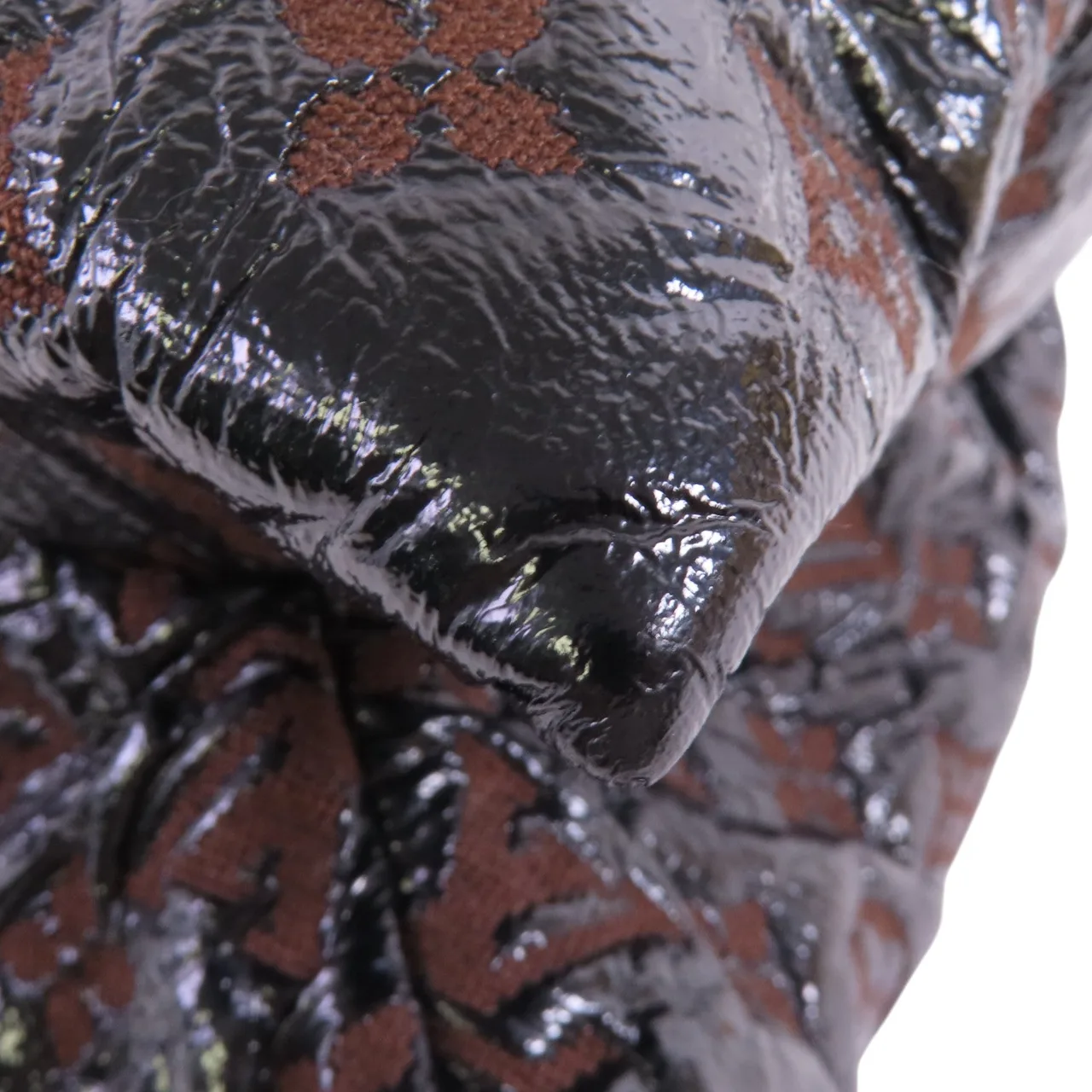 LOUIS VUITTON M95259 肩背包 塗層帆布 棕色 / 黑色 / Black/Brown 塗層帆布 中古品B - 縮圖 12