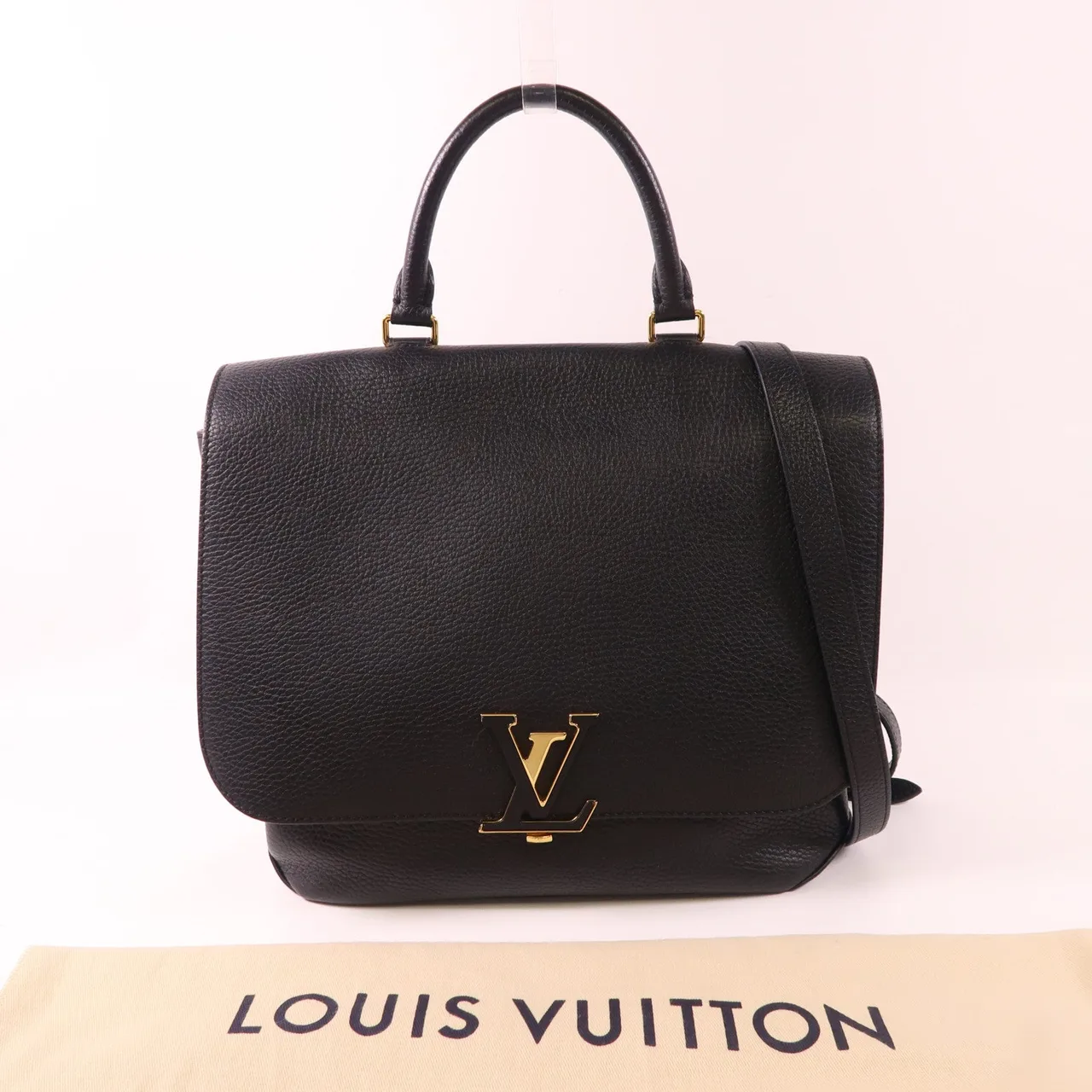 LOUIS VUITTON M50255 兩用包 牛皮 黑色 / Black 牛皮 中古品A - 縮圖 17