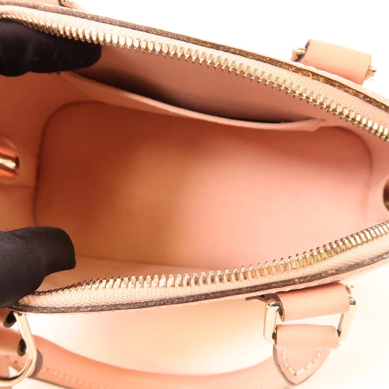 LOUIS VUITTON Alma M41327 兩用包 牛皮 粉色 / Pink 牛皮 中古品B - 縮圖 7