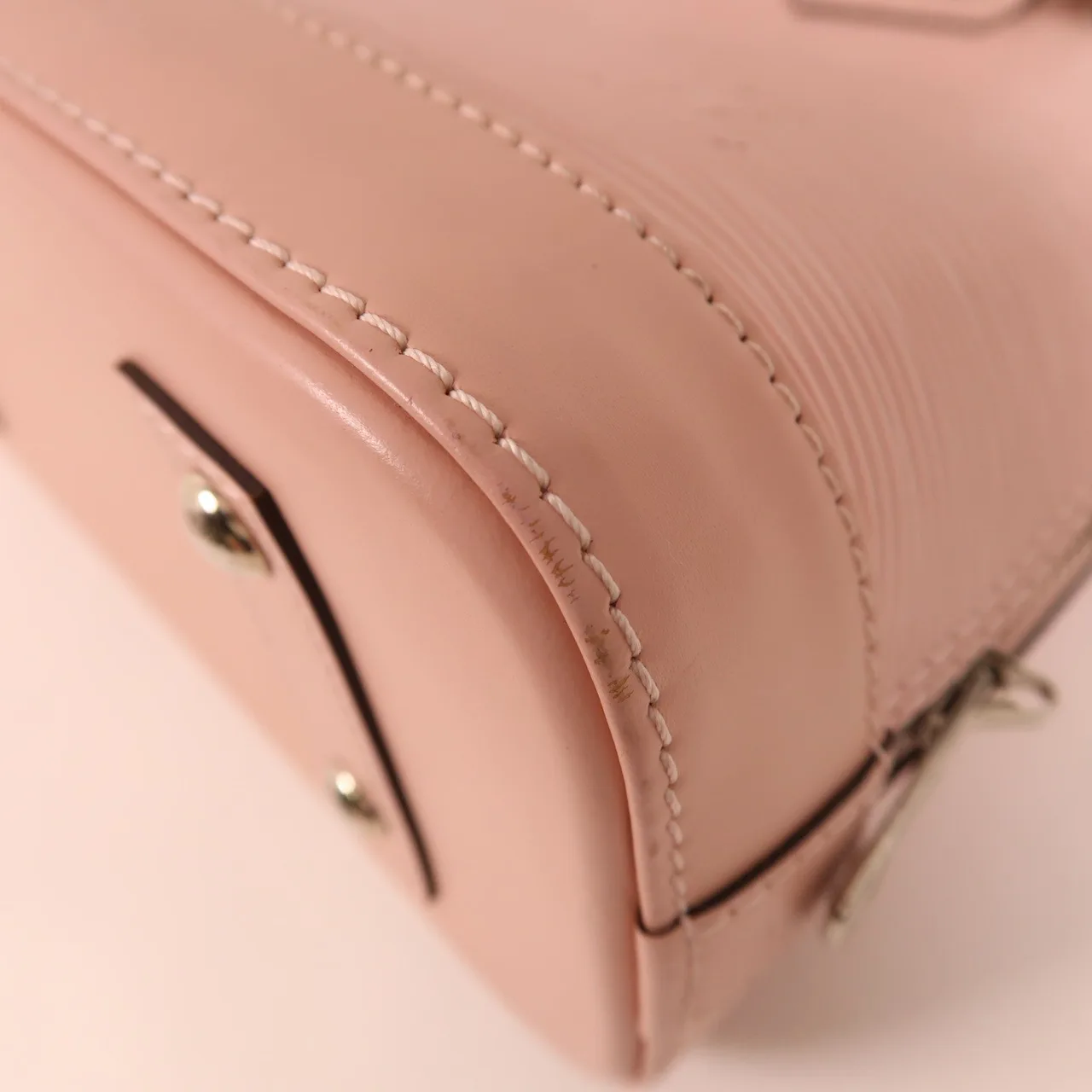 LOUIS VUITTON Alma M41327 兩用包 牛皮 粉色 / Pink 牛皮 中古品B - 縮圖 14