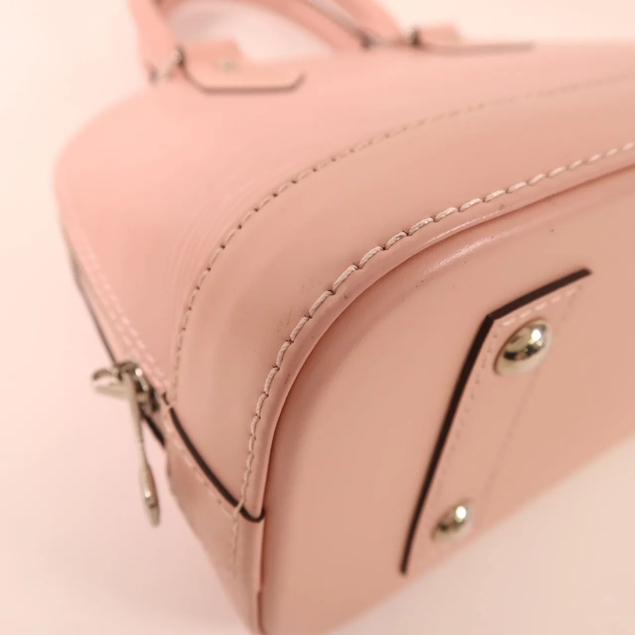 LOUIS VUITTON Alma M41327 兩用包 牛皮 粉色 / Pink 牛皮 中古品B - 縮圖 17