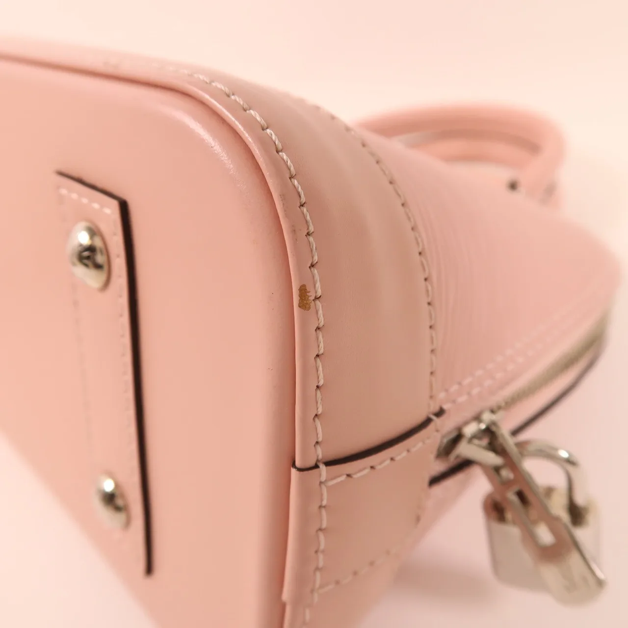 LOUIS VUITTON Alma M41327 兩用包 牛皮 粉色 / Pink 牛皮 中古品B - 縮圖 19