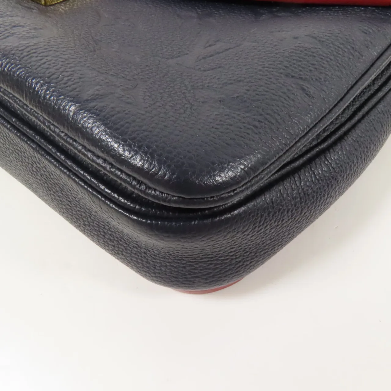 LOUIS VUITTON Pochette Metis M44071 兩用包 牛皮 海軍藍 牛皮 中古品A - 縮圖 14