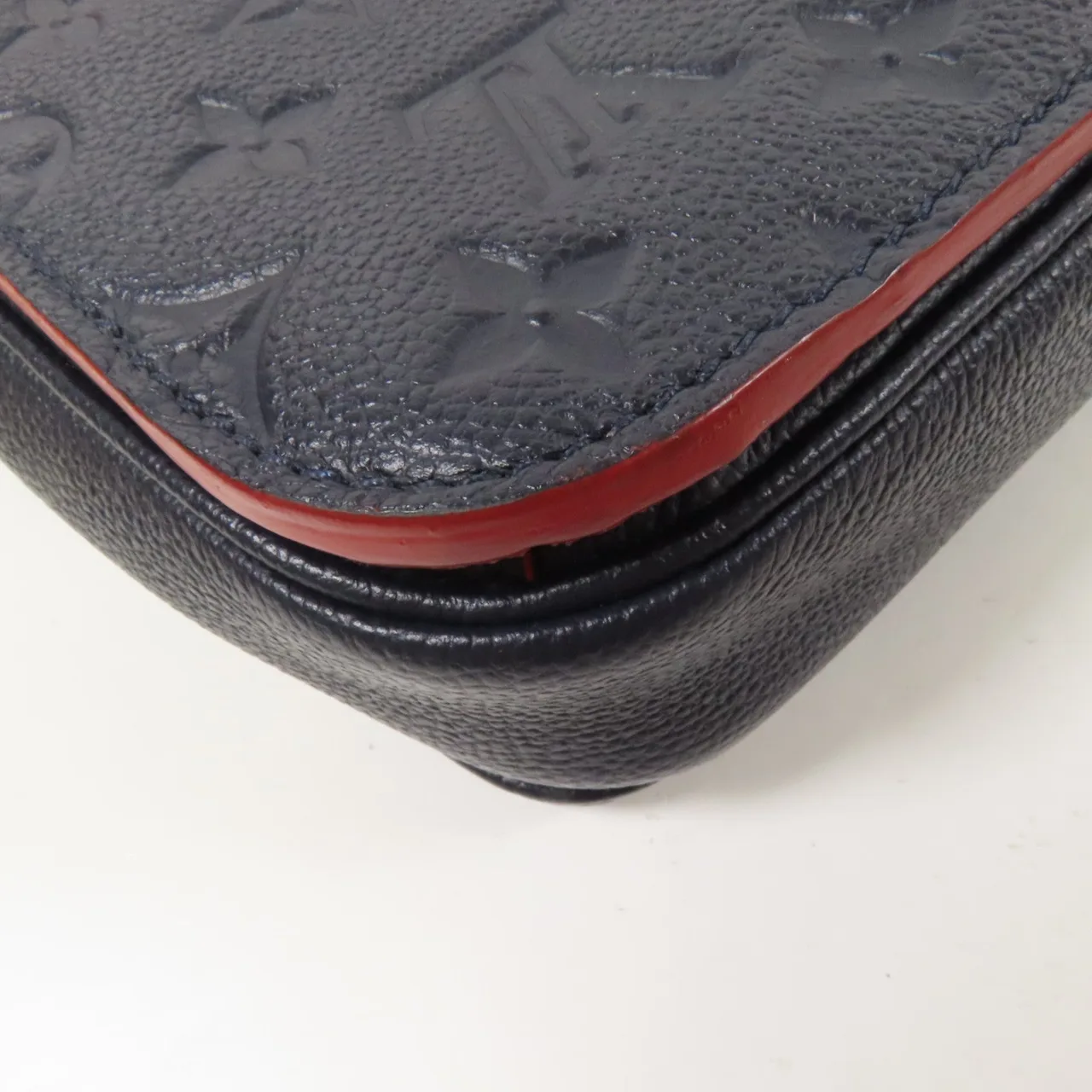 LOUIS VUITTON Pochette Metis M44071 兩用包 牛皮 海軍藍 牛皮 中古品A - 縮圖 15