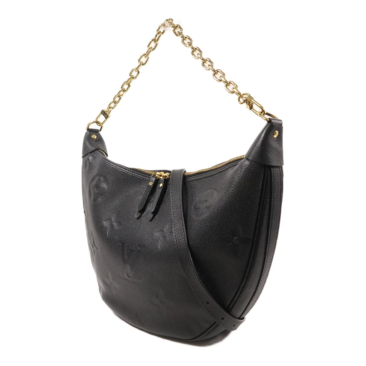 LOUIS VUITTON Loop M46725 兩用包 牛皮 黑色 / Black 牛皮 中古品A - 縮圖 3