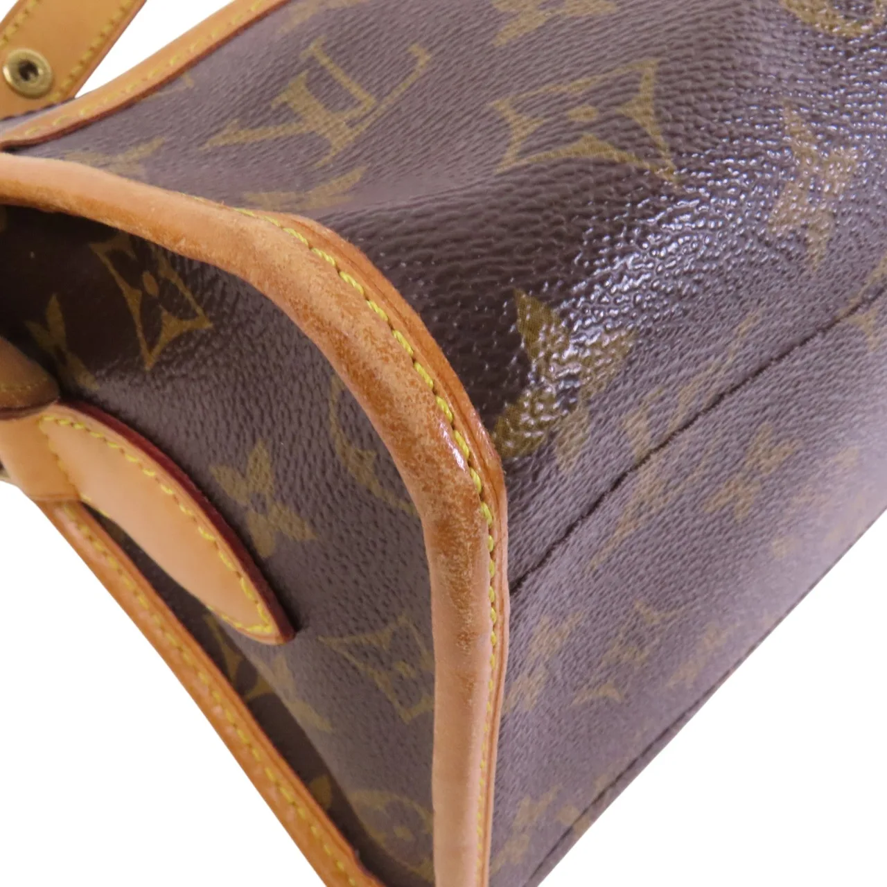 LOUIS VUITTON Popincourt M40008 肩背包 塗層帆布 棕色 / Brown 塗層帆布 中古品B - 縮圖 11