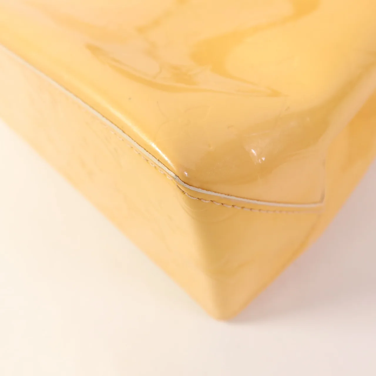 LOUIS VUITTON M91334 手提包 皮革 米色 / Beige 皮革 中古品C - 縮圖 10