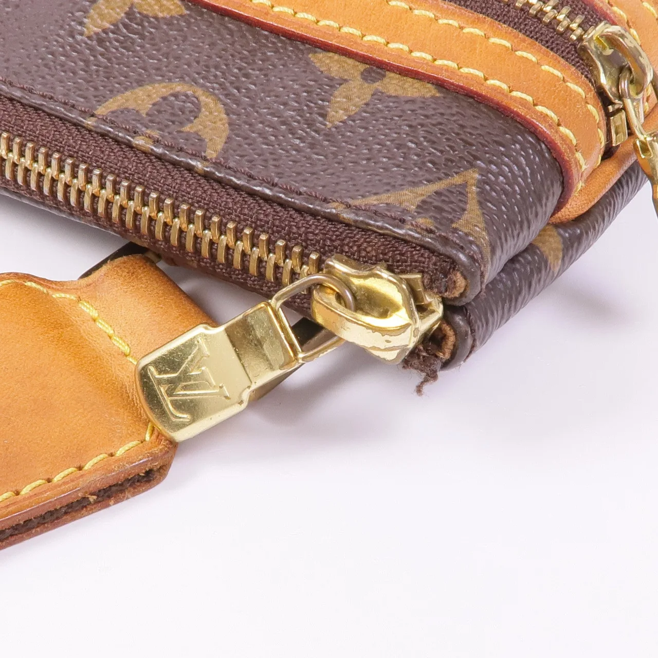 LOUIS VUITTON Pochette Bosphore M40044 肩背包 塗層帆布 棕色 / Brown 塗層帆布 中古品B - 縮圖 12
