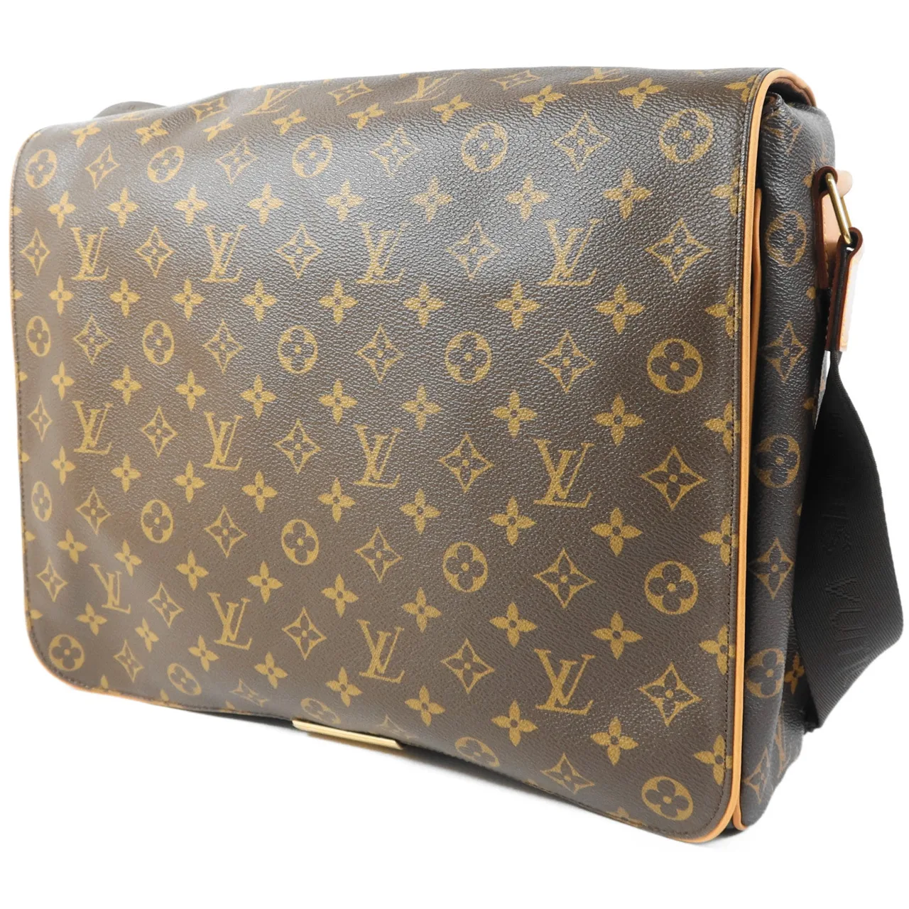 LOUIS VUITTON Abbesses M45257 肩背包 塗層帆布 棕色 / Brown 塗層帆布 中古品A - 縮圖 3