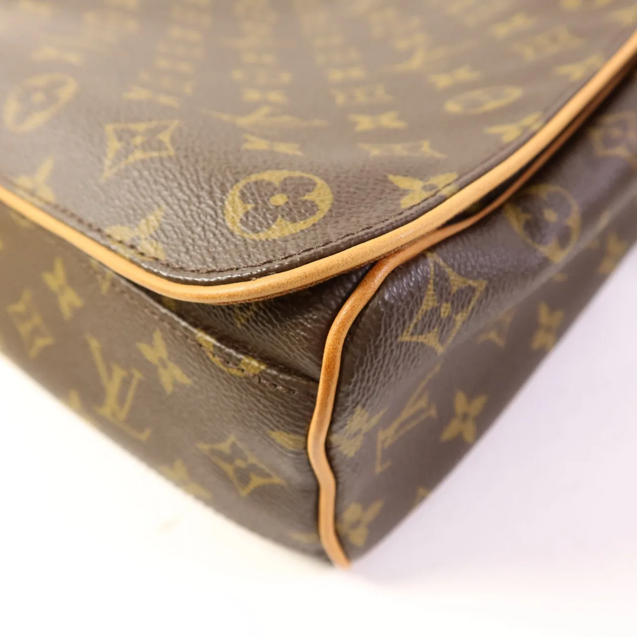 LOUIS VUITTON Abbesses M45257 肩背包 塗層帆布 棕色 / Brown 塗層帆布 中古品A - 縮圖 11