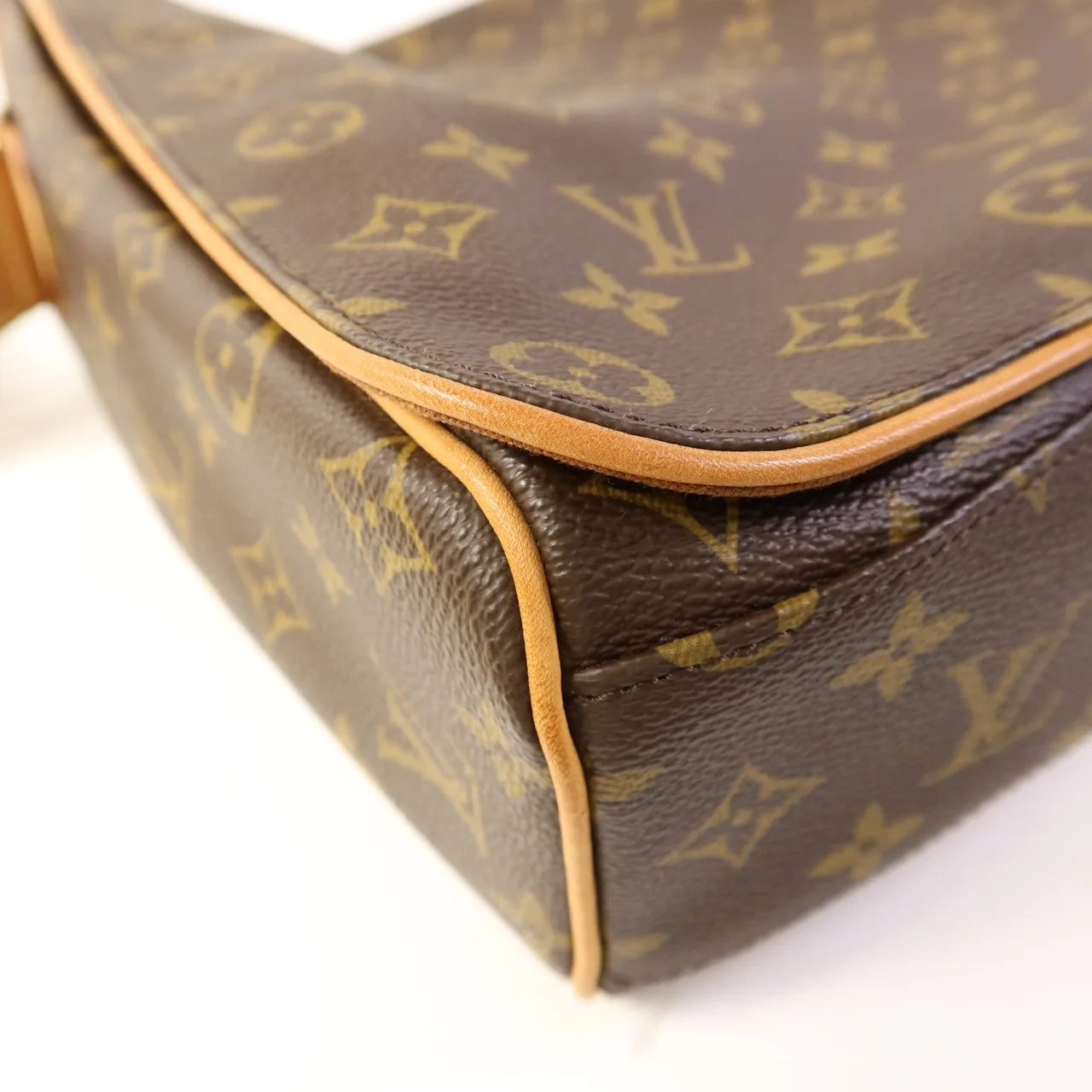 LOUIS VUITTON Abbesses M45257 肩背包 塗層帆布 棕色 / Brown 塗層帆布 中古品A - 縮圖 12