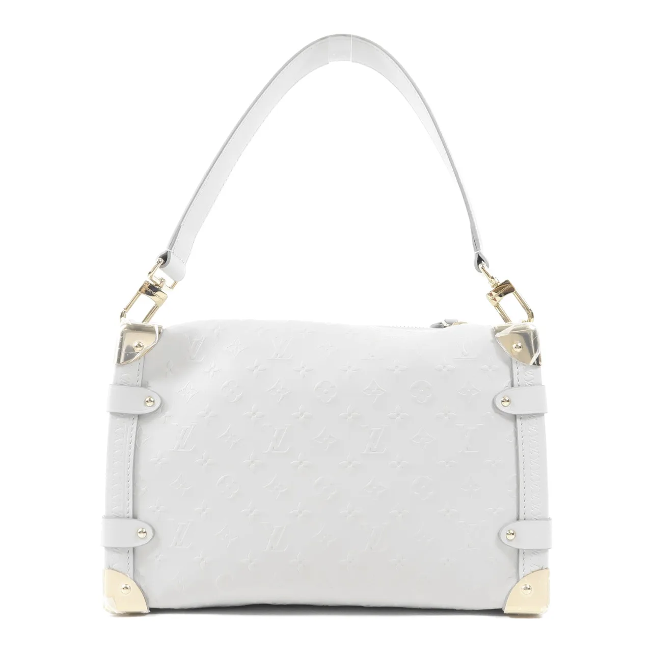 LOUIS VUITTON Side Trunk M25602 兩用包 牛皮 灰色 牛皮 新品同様 - 縮圖 2