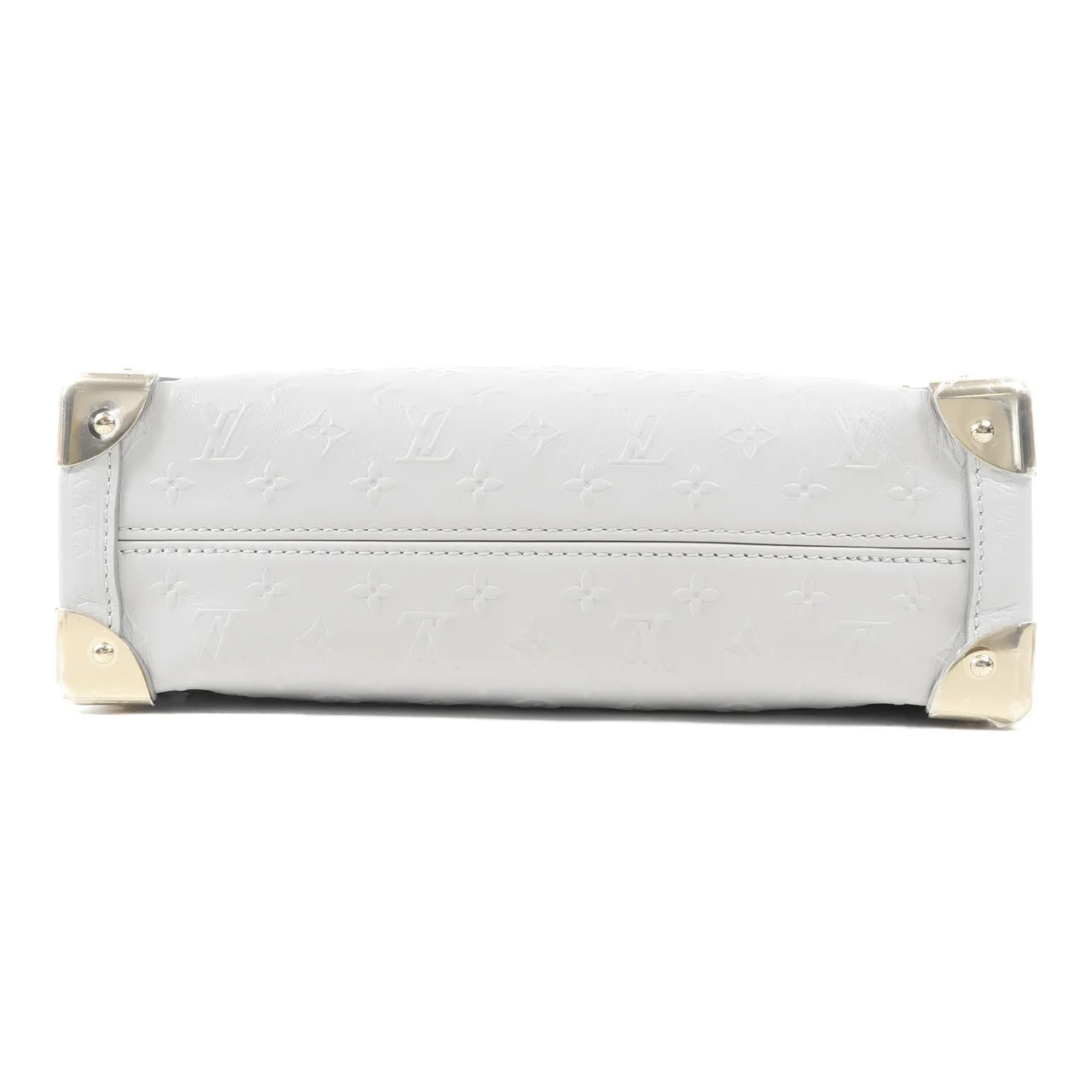 LOUIS VUITTON Side Trunk M25602 兩用包 牛皮 灰色 牛皮 新品同様 - 縮圖 4