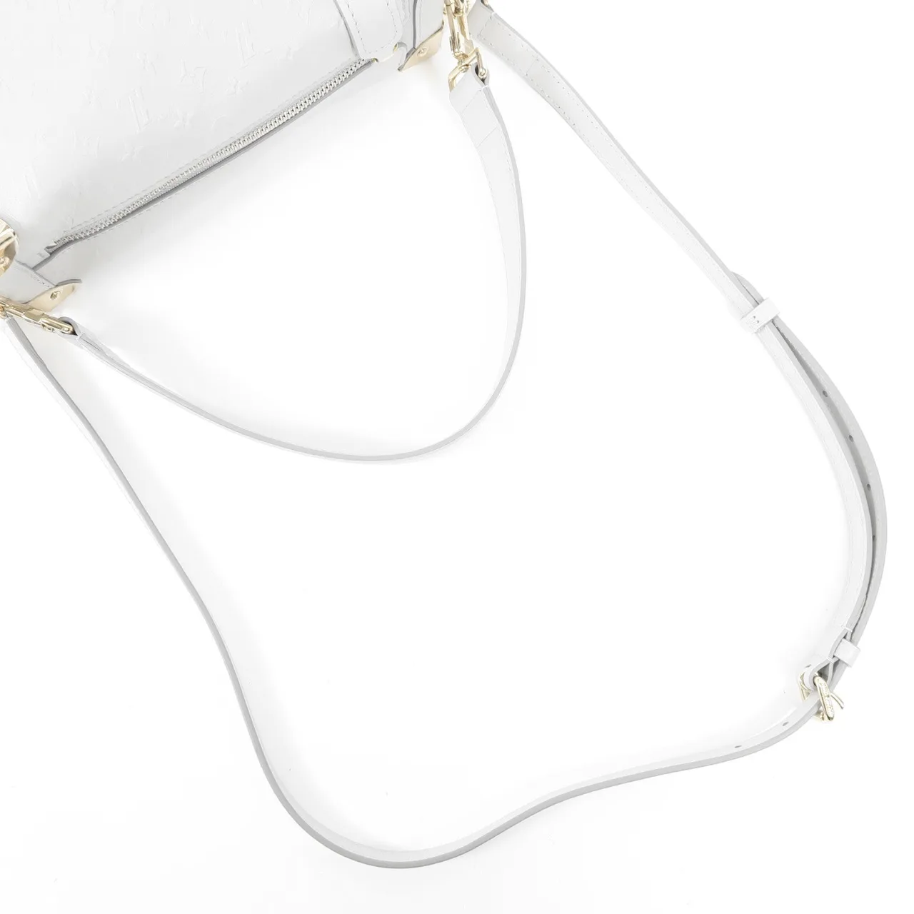 LOUIS VUITTON Side Trunk M25602 兩用包 牛皮 灰色 牛皮 新品同様 - 縮圖 7