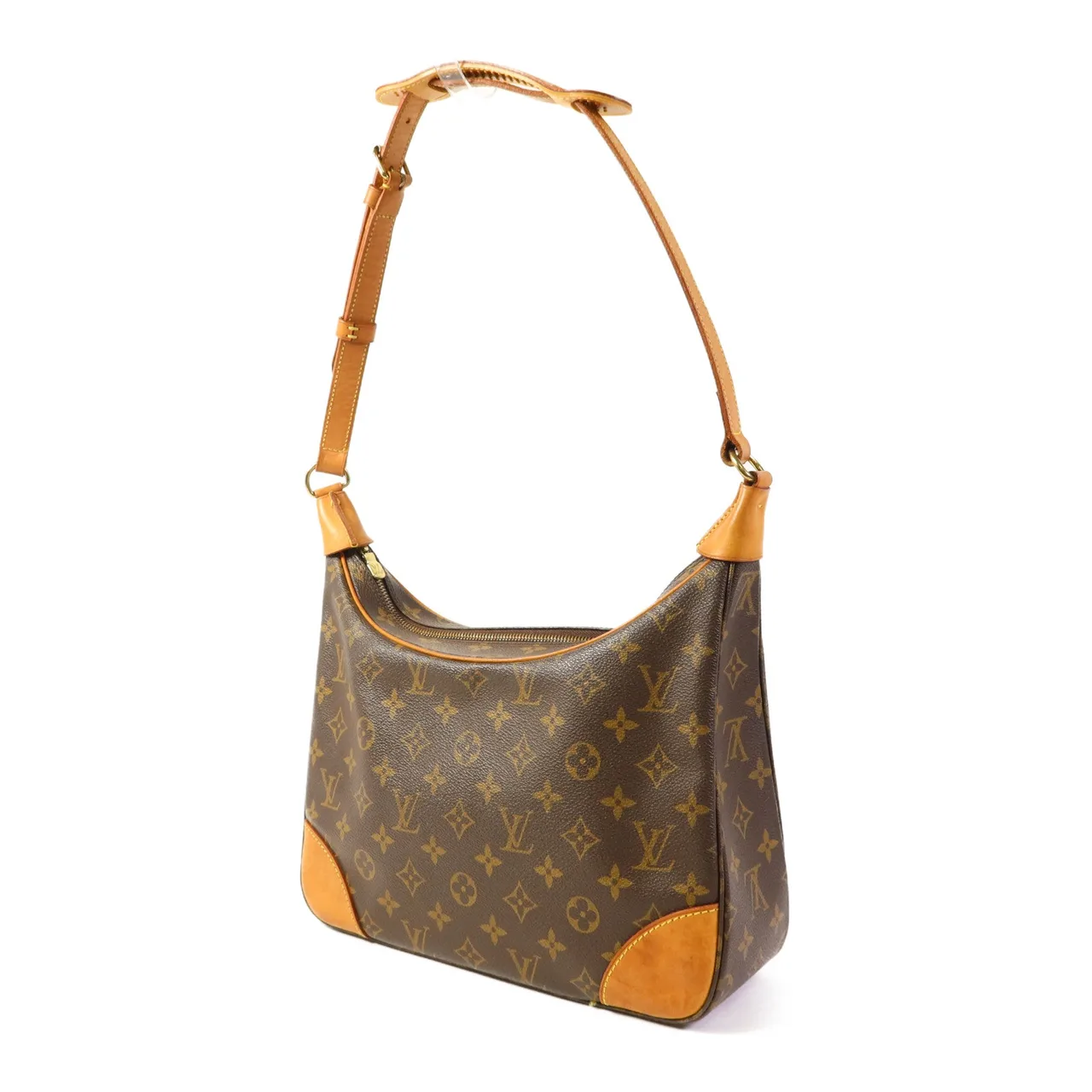 LOUIS VUITTON Boulogne M51265 肩背包 塗層帆布 棕色 / Brown 塗層帆布 中古品B - 縮圖 3