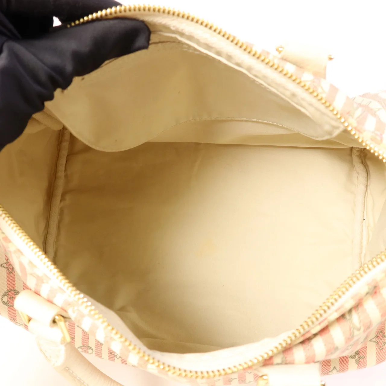 LOUIS VUITTON Croisette 肩背包 帆布 粉色 / 白色 / Pink 帆布 中古品B - 縮圖 5