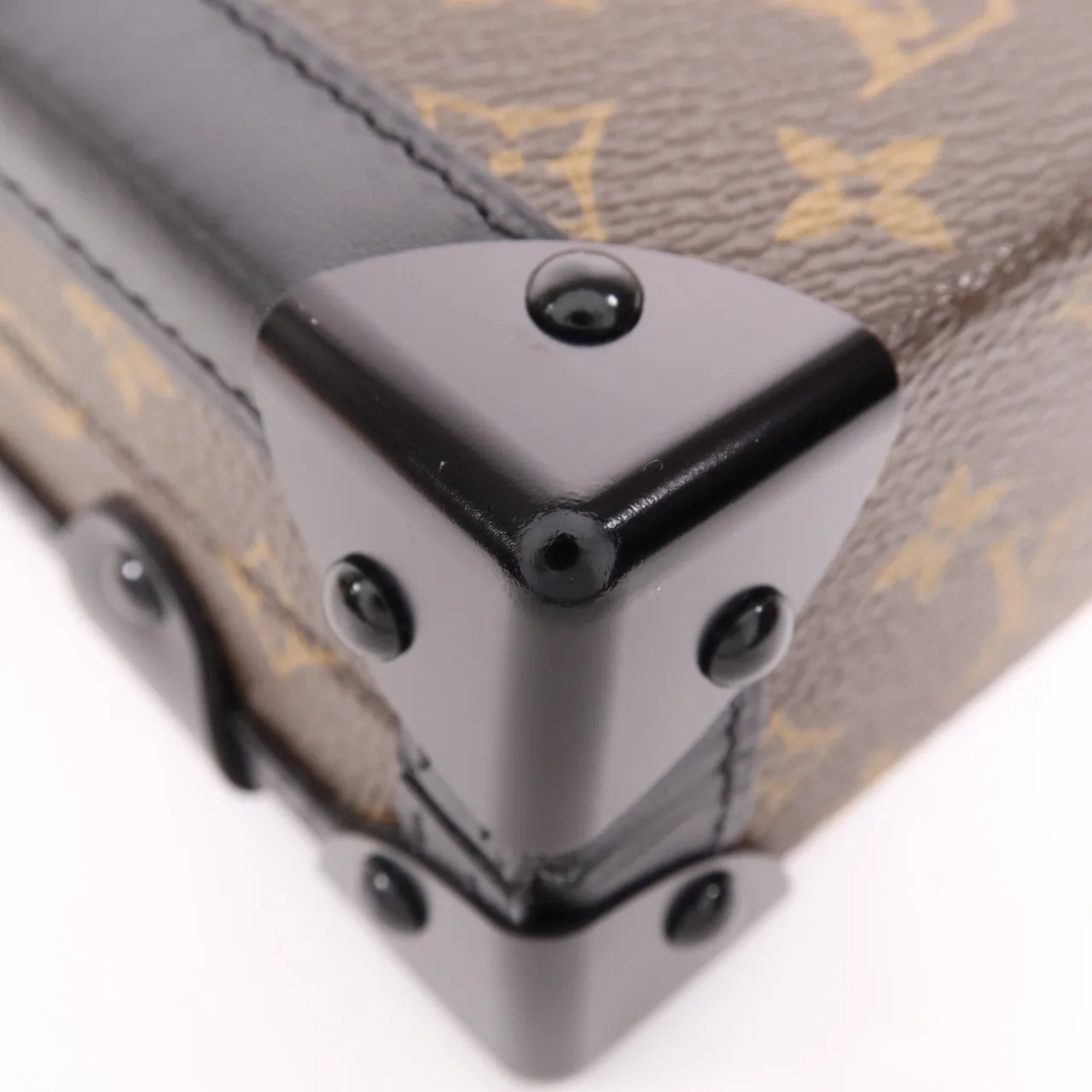 LOUIS VUITTON Petite Malle M44199 肩背包 塗層帆布 棕色 塗層帆布 中古品A - 縮圖 11