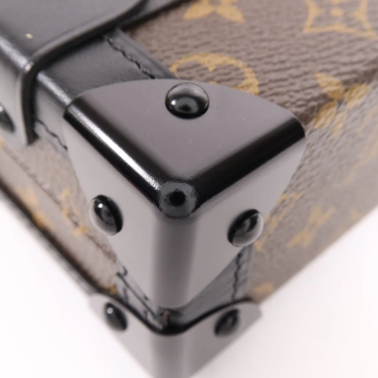 LOUIS VUITTON Petite Malle M44199 肩背包 塗層帆布 棕色 塗層帆布 中古品A - 縮圖 13