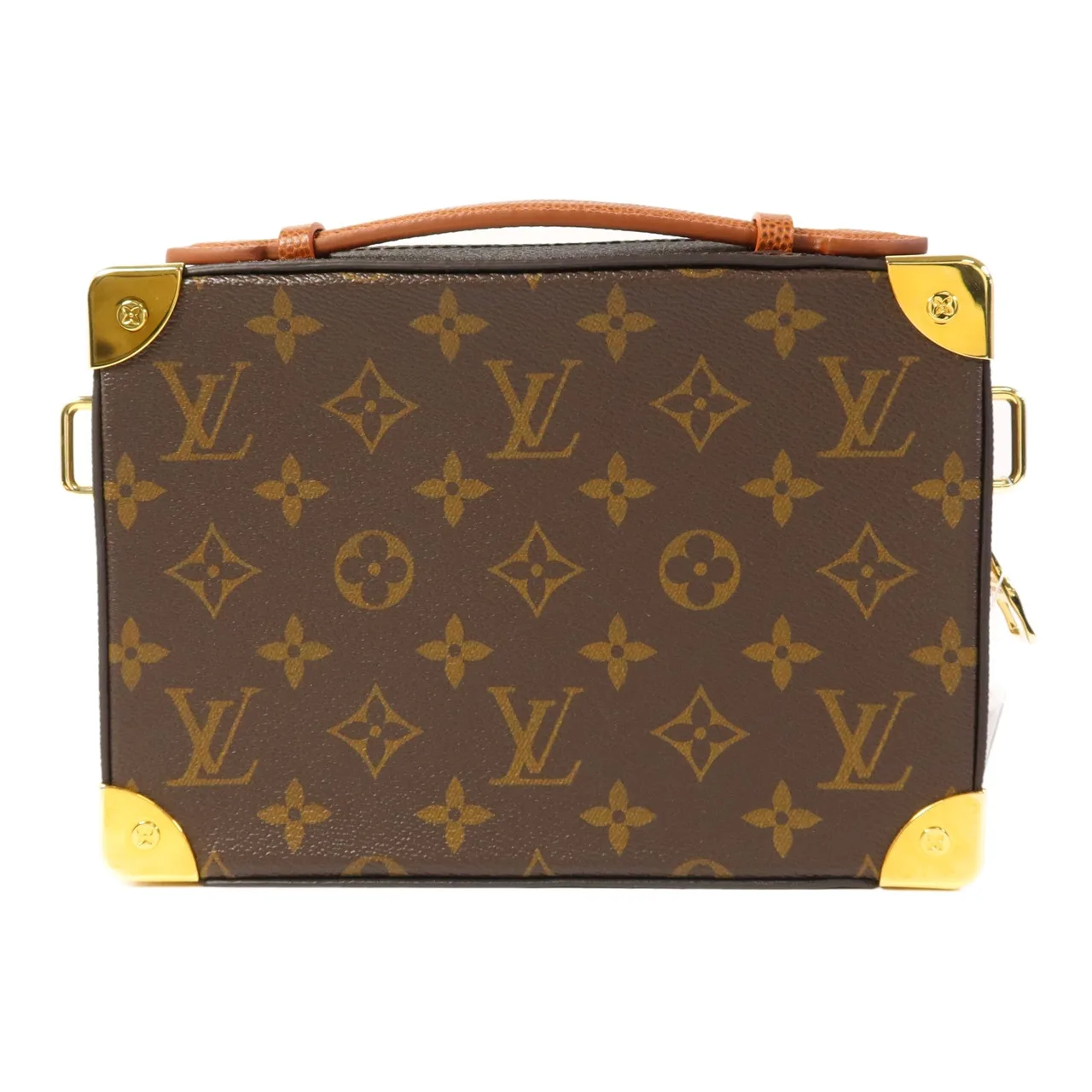 LOUIS VUITTON Trunk M45785 兩用包 塗層帆布 棕色 塗層帆布 中古品A - 縮圖 2