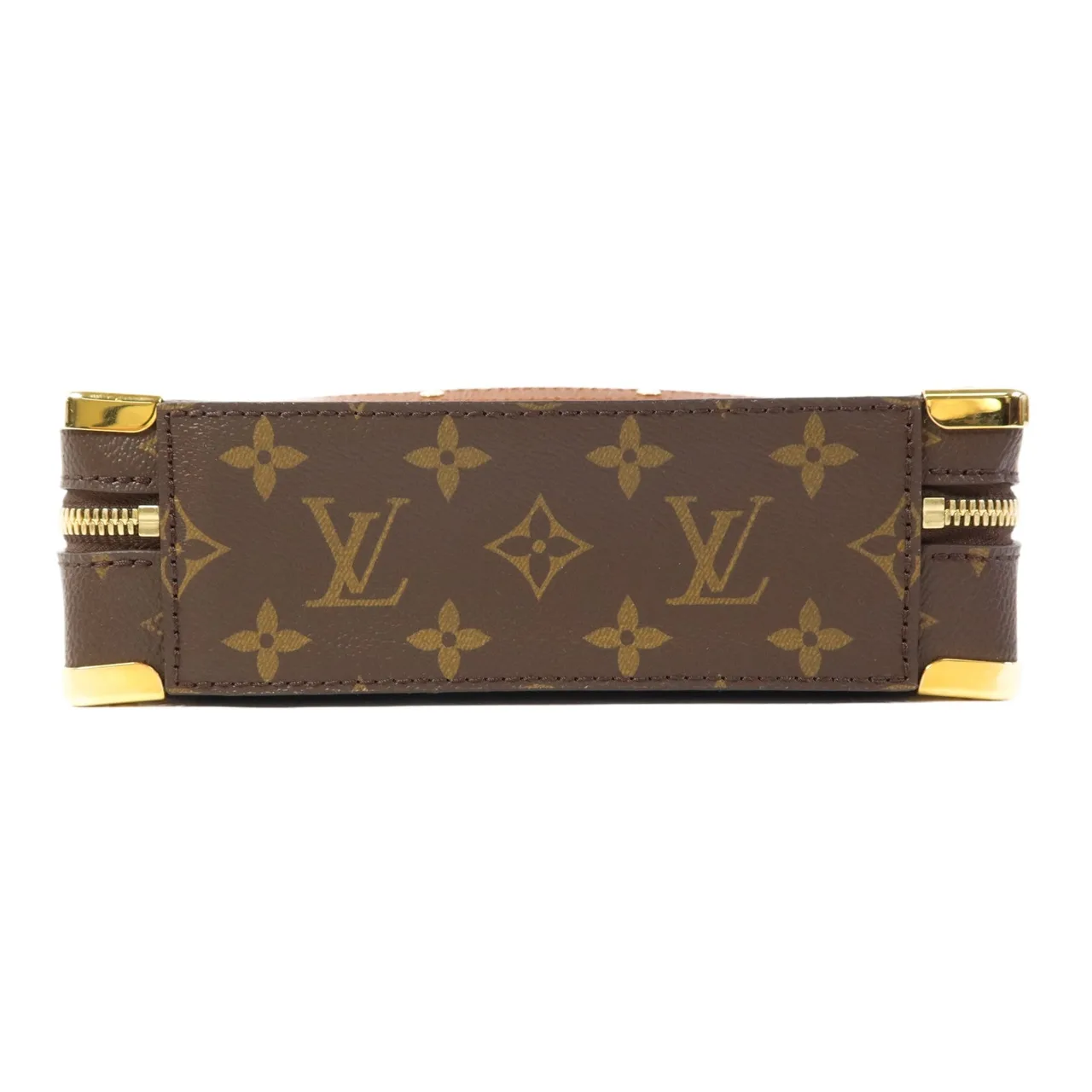 LOUIS VUITTON Trunk M45785 兩用包 塗層帆布 棕色 塗層帆布 中古品A - 縮圖 4