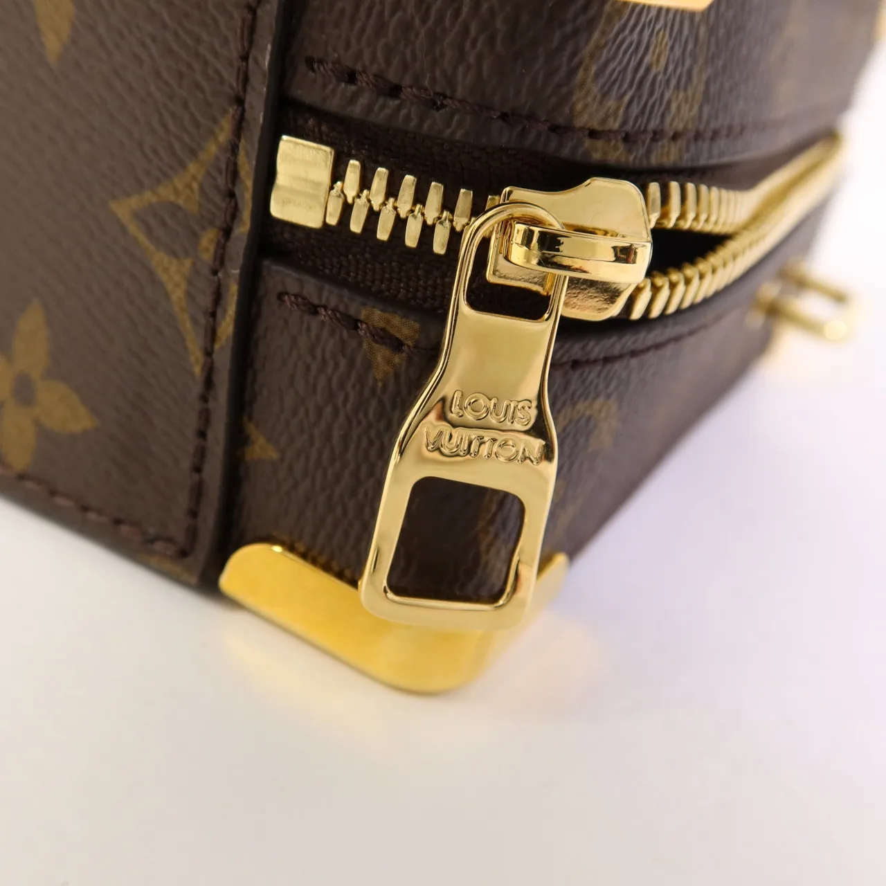 LOUIS VUITTON Trunk M45785 兩用包 塗層帆布 棕色 塗層帆布 中古品A - 縮圖 10
