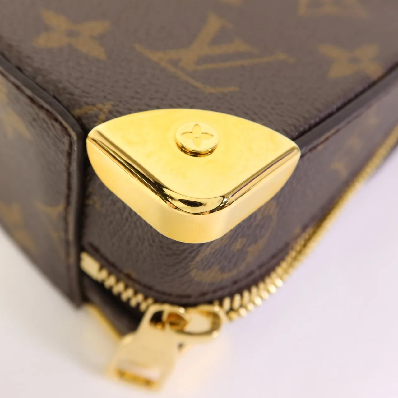 LOUIS VUITTON Trunk M45785 兩用包 塗層帆布 棕色 塗層帆布 中古品A - 縮圖 13