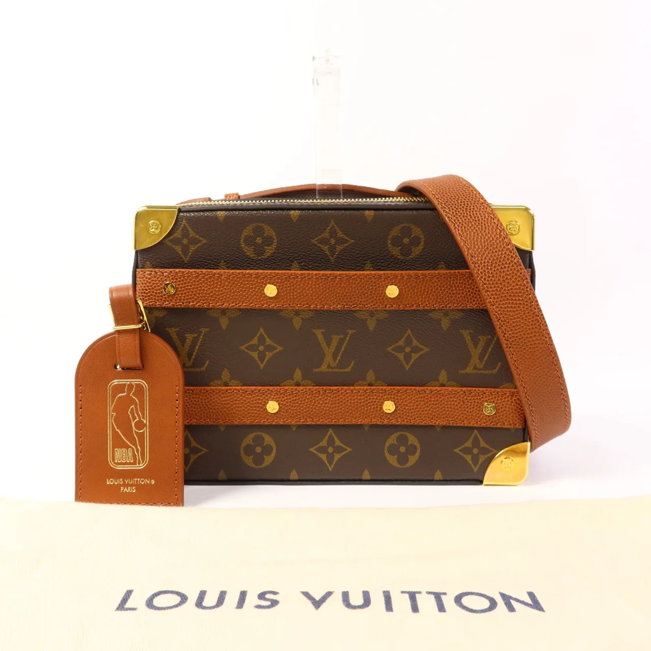 LOUIS VUITTON Trunk M45785 兩用包 塗層帆布 棕色 塗層帆布 中古品A - 縮圖 16