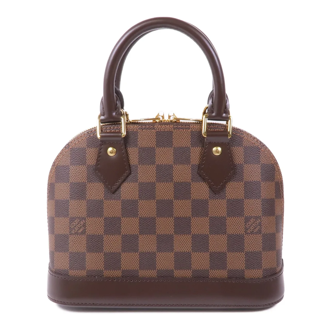 LOUIS VUITTON Alma N41221 兩用包 塗層帆布 棕色 / Brown 塗層帆布 中古品A - 縮圖 2